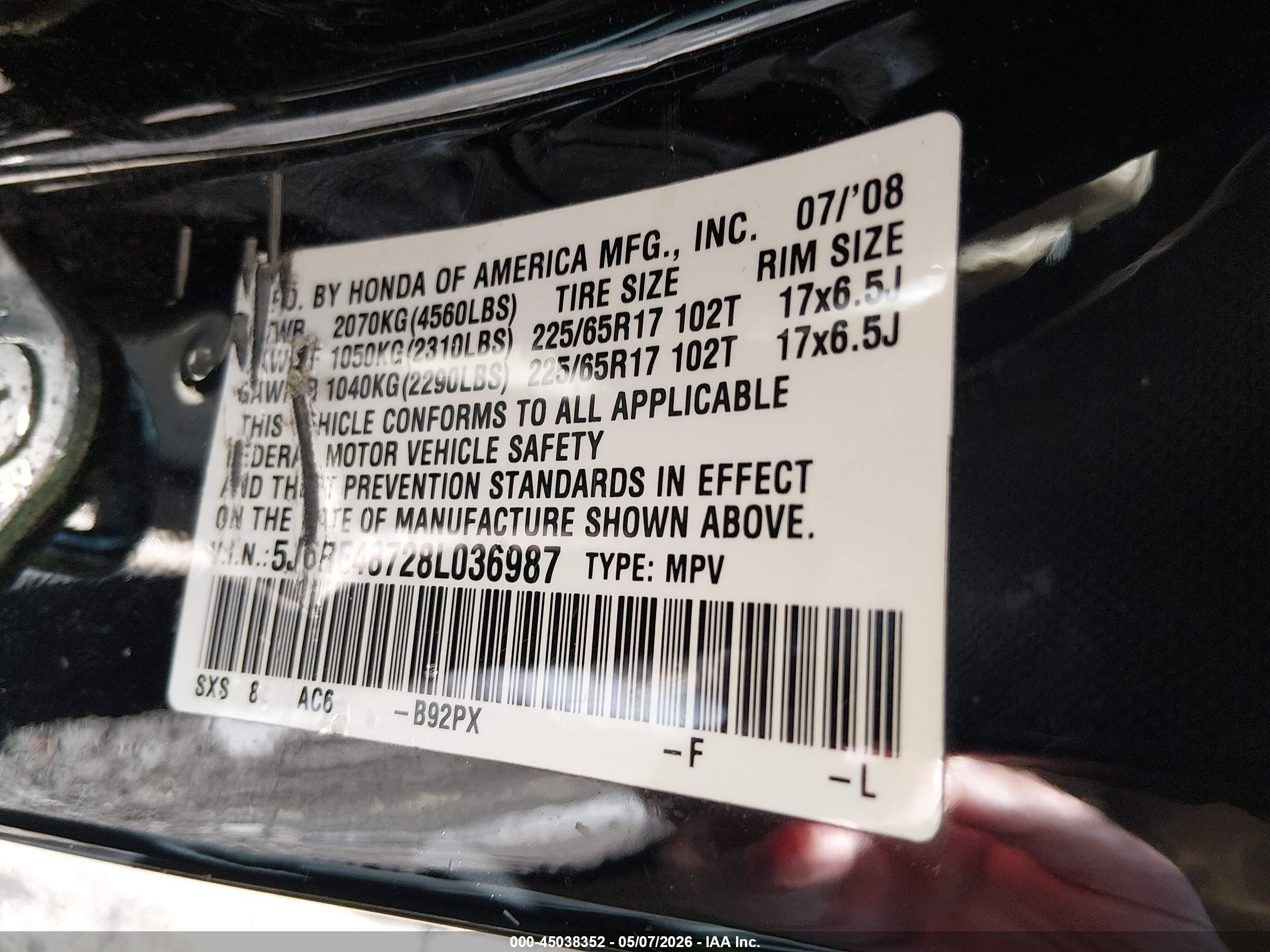 HONDA CR-V image 9