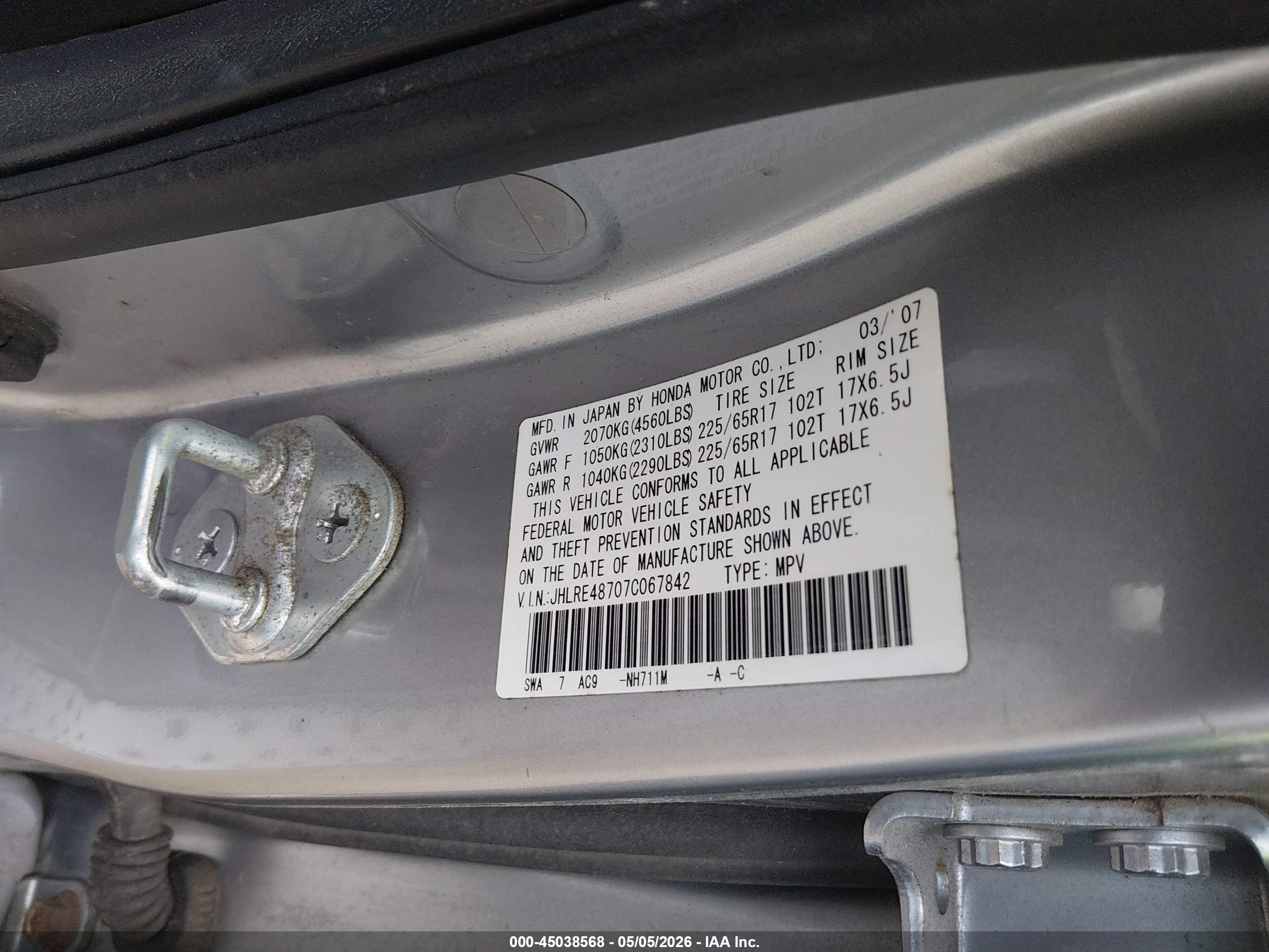 HONDA CR-V image 9
