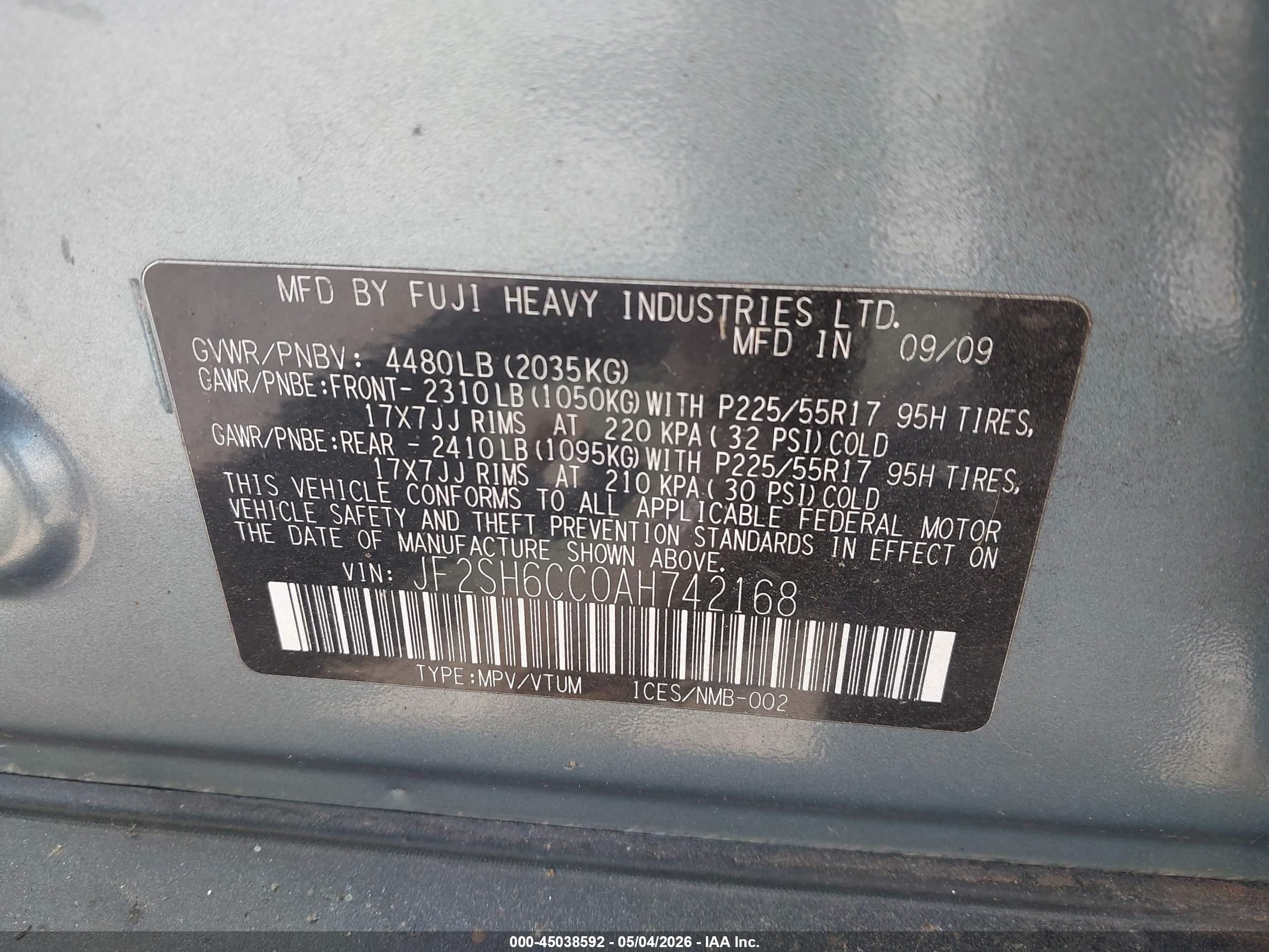 SUBARU FORESTER image 9