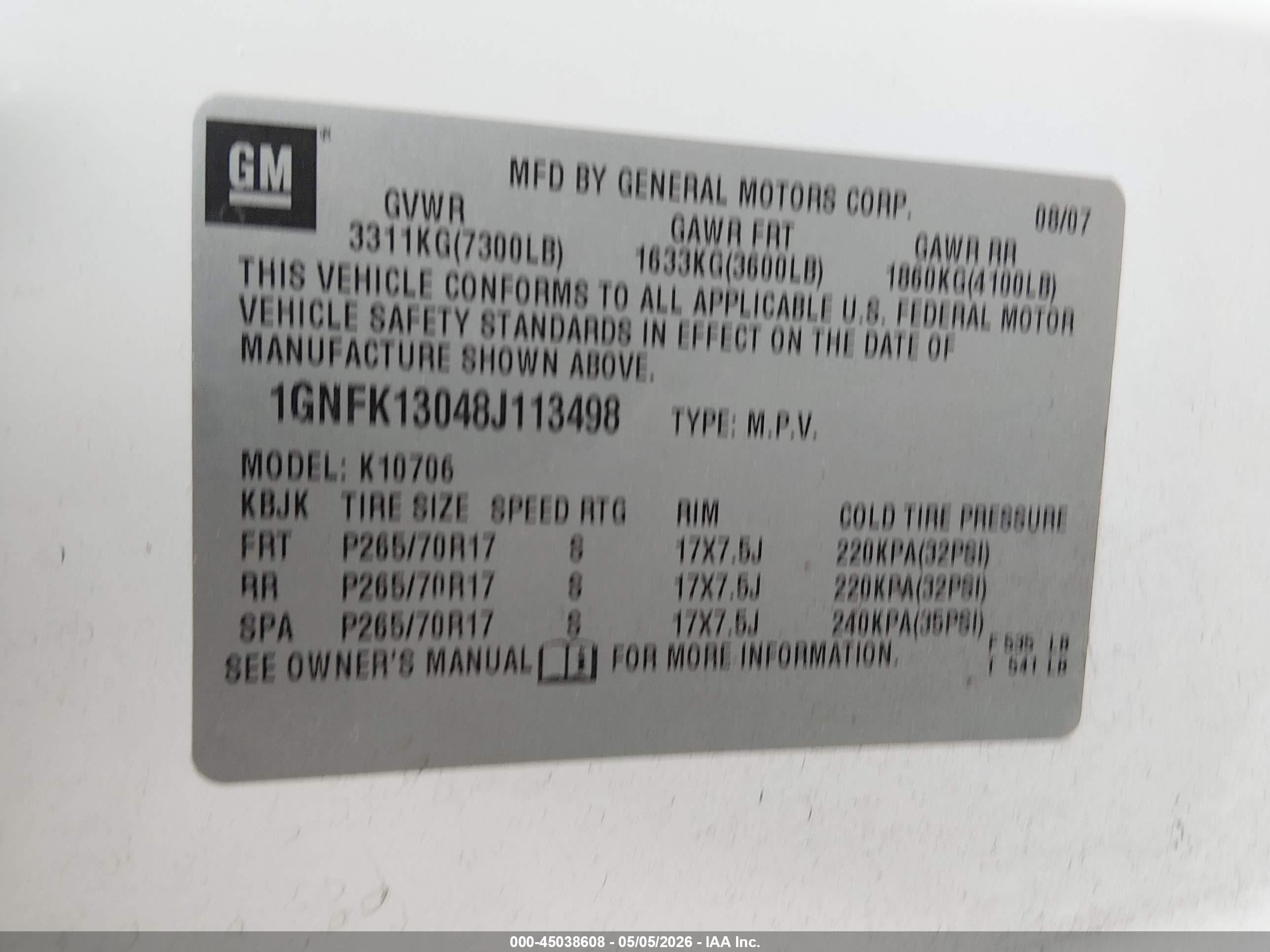 CHEVROLET TAHOE image 9