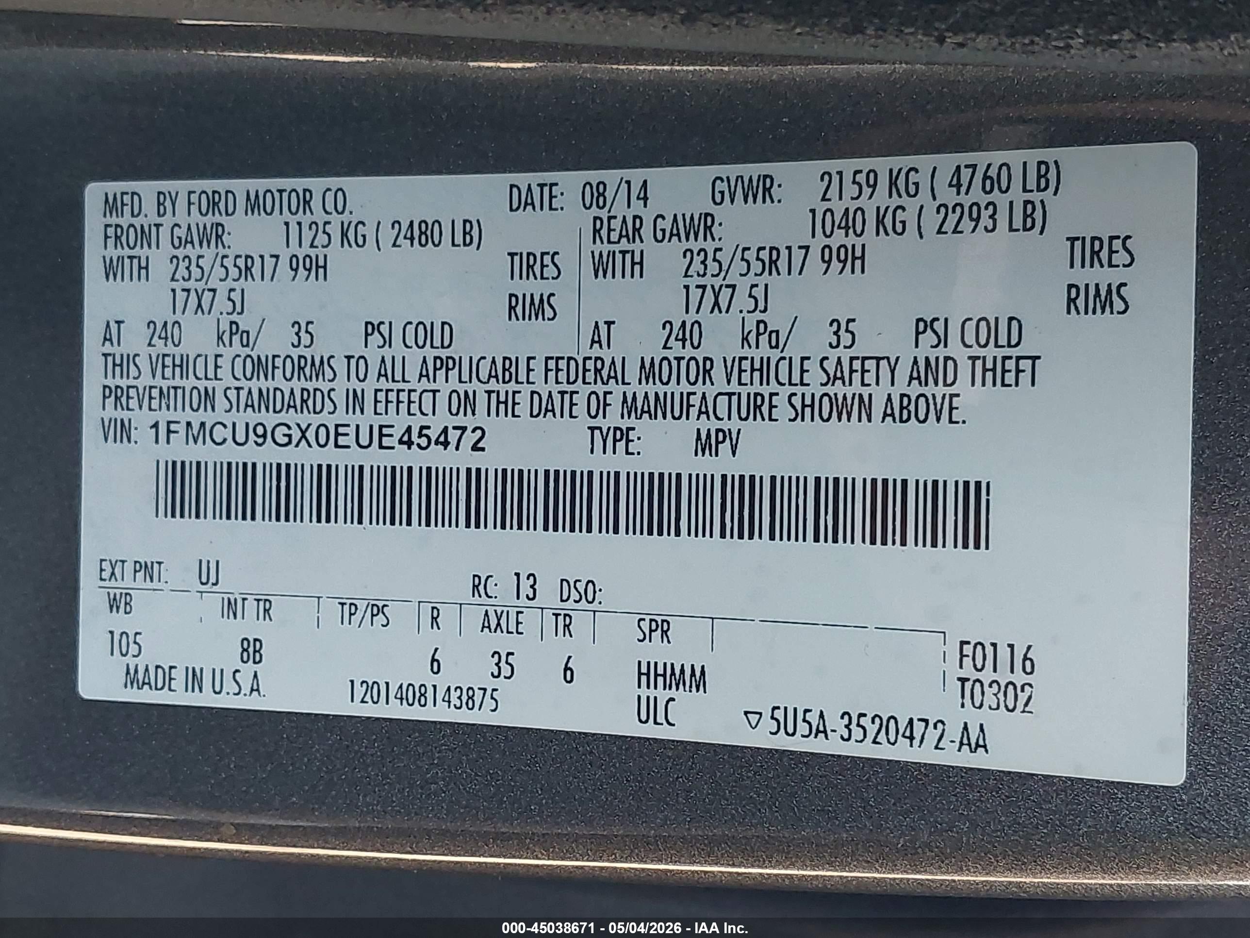 FORD ESCAPE image 9
