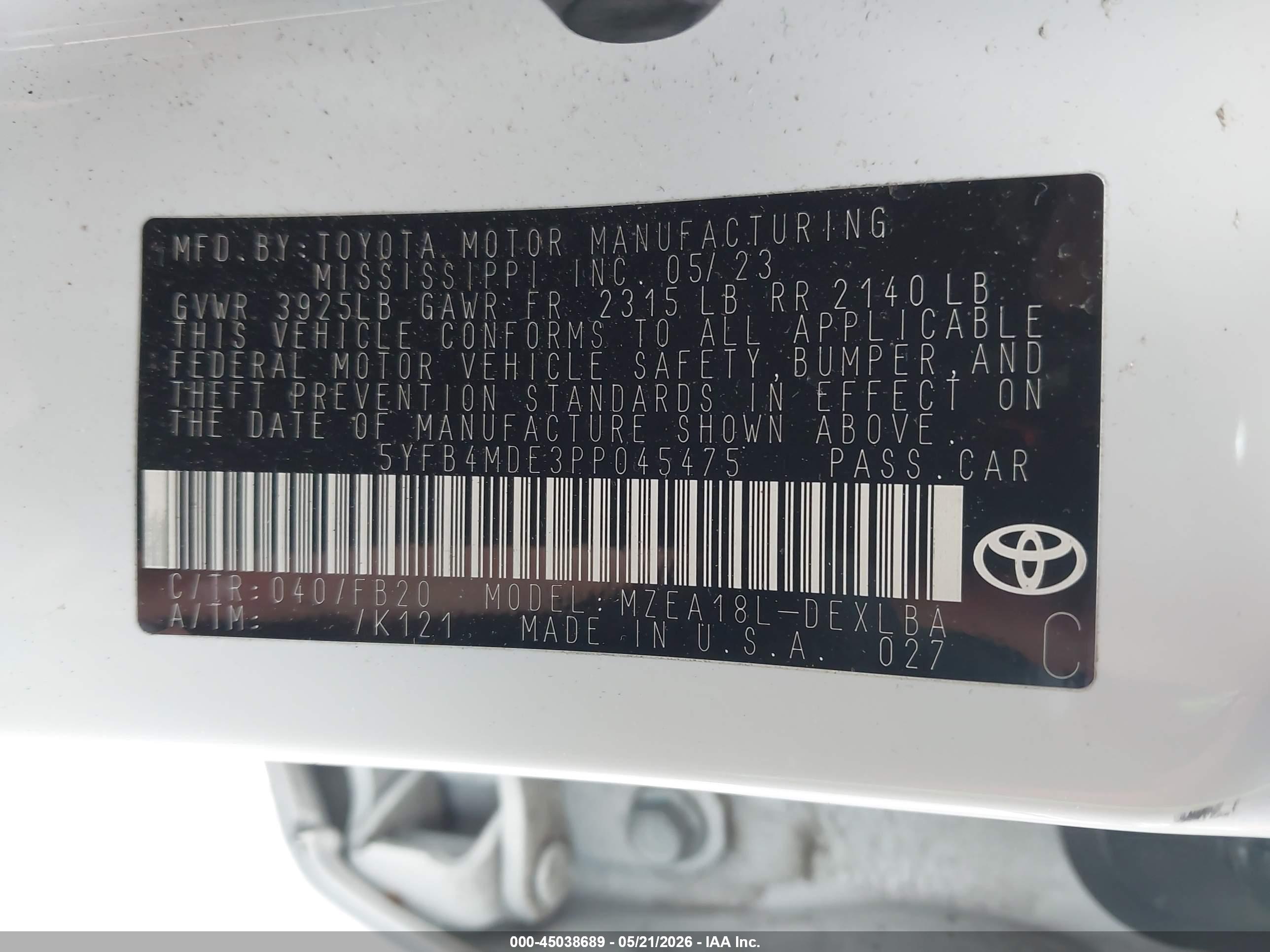 TOYOTA COROLLA image 9