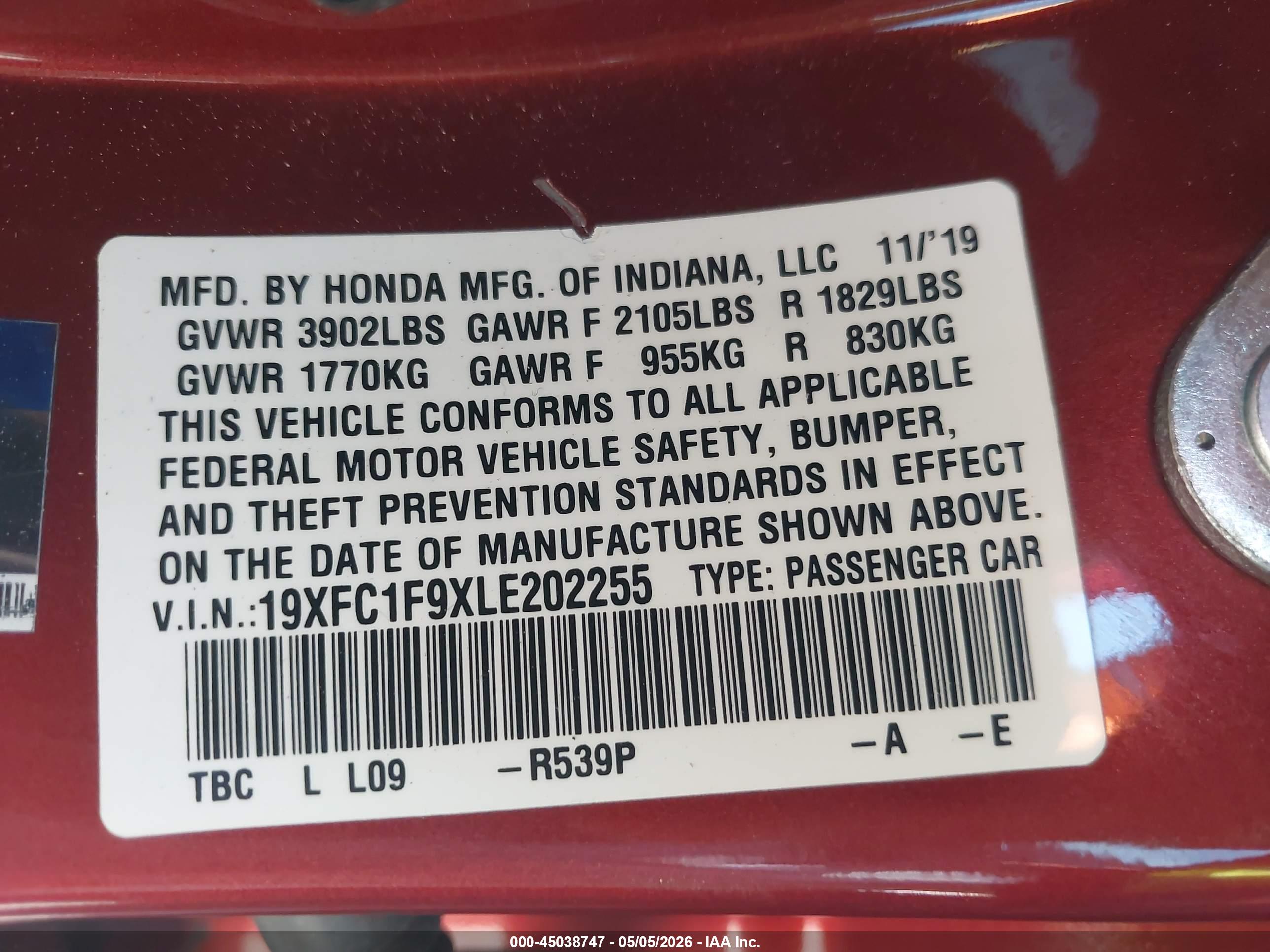 HONDA CIVIC image 9