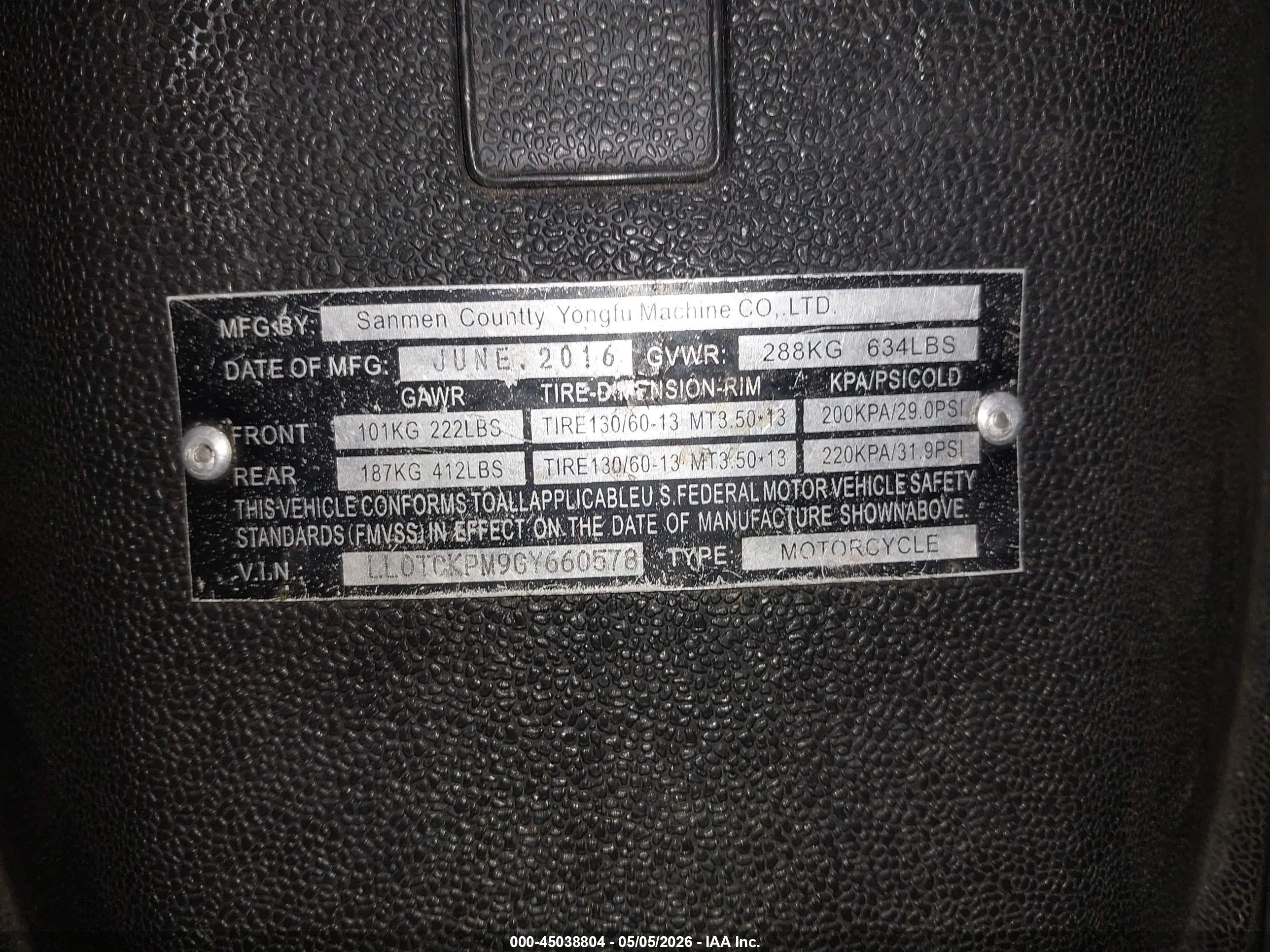 YONGFU YN50QT image 9