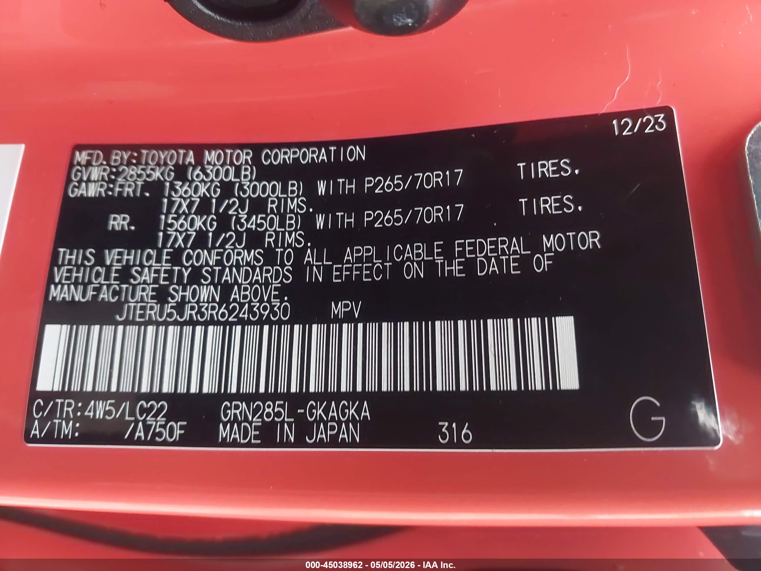 TOYOTA 4RUNNER image 9