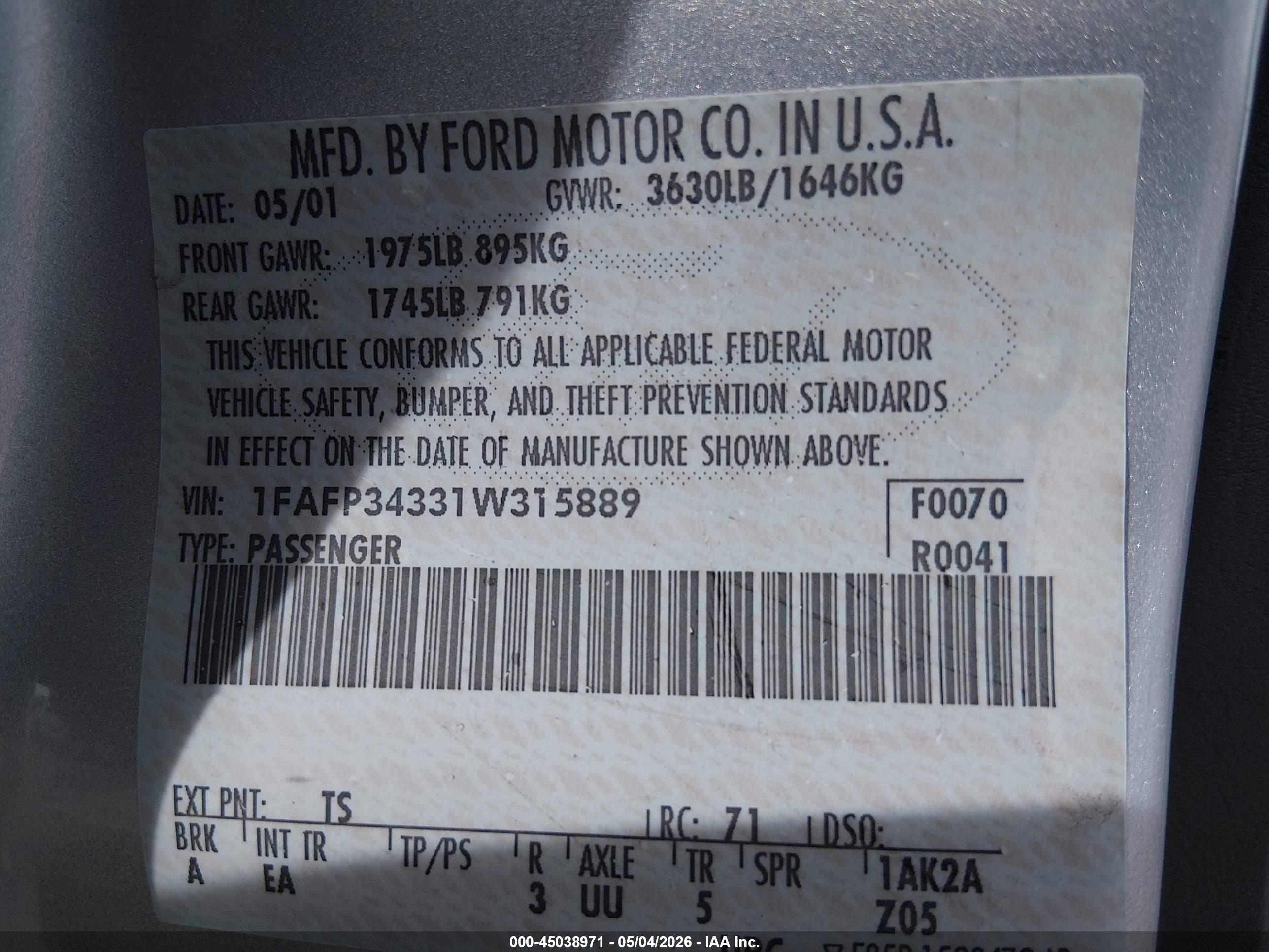 FORD FOCUS image 9