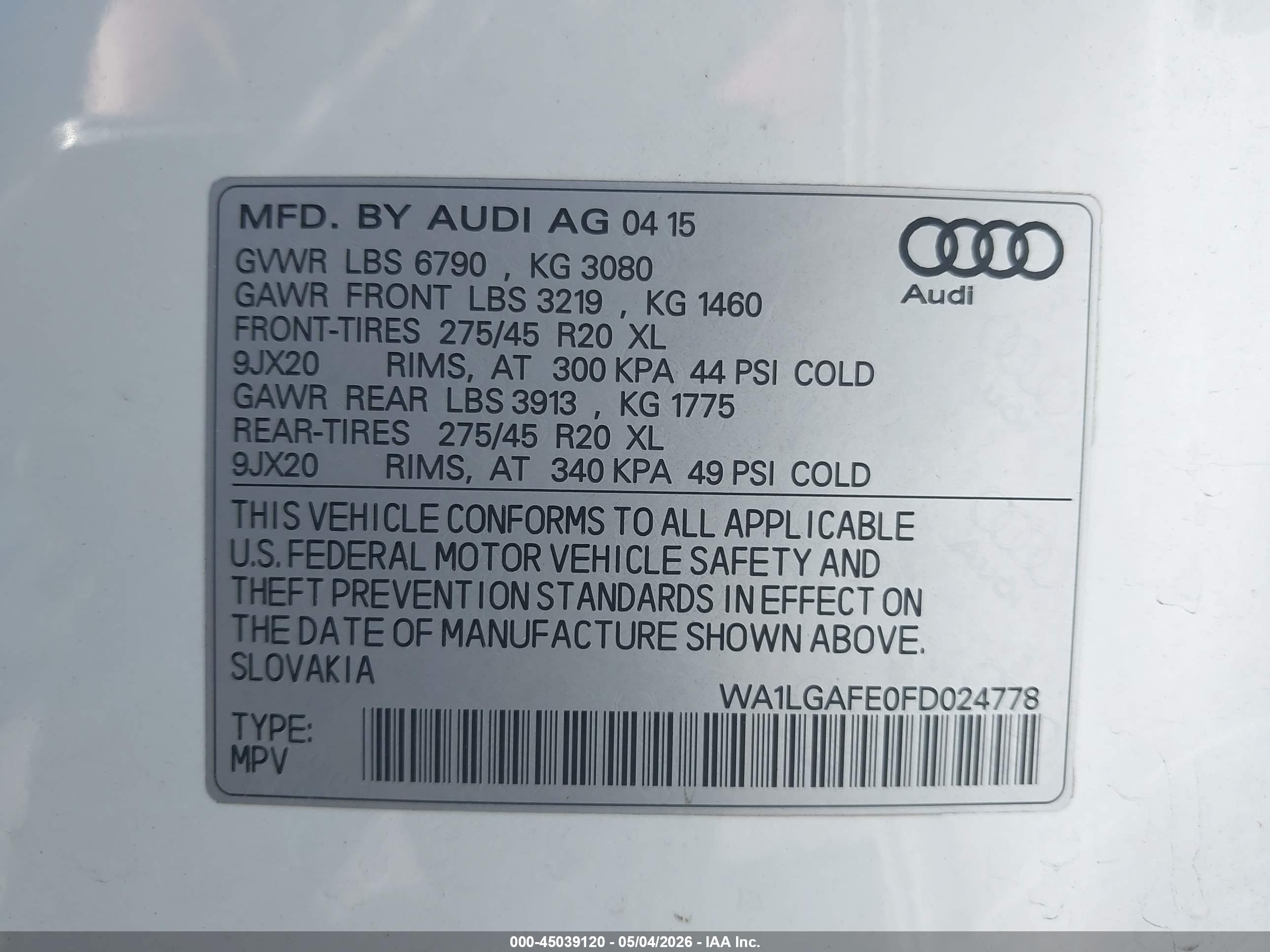 AUDI Q7 image 9