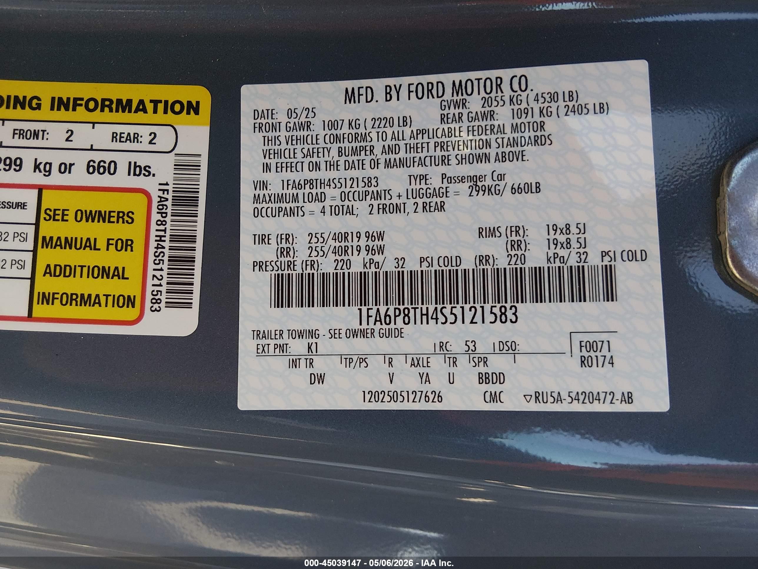 FORD MUSTANG image 9