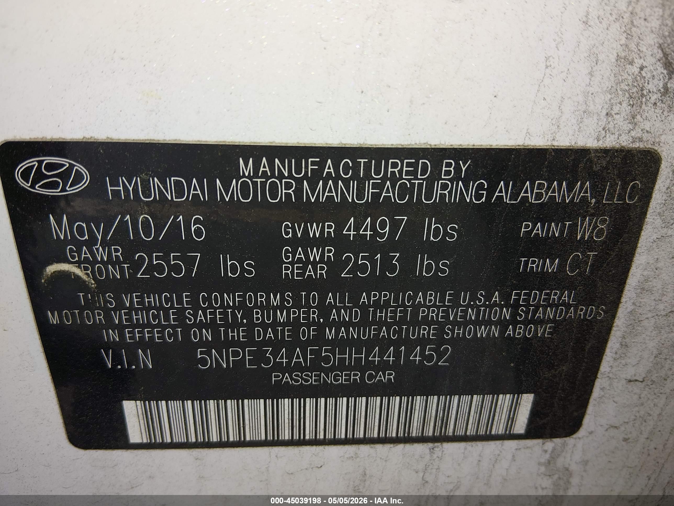 HYUNDAI SONATA image 9
