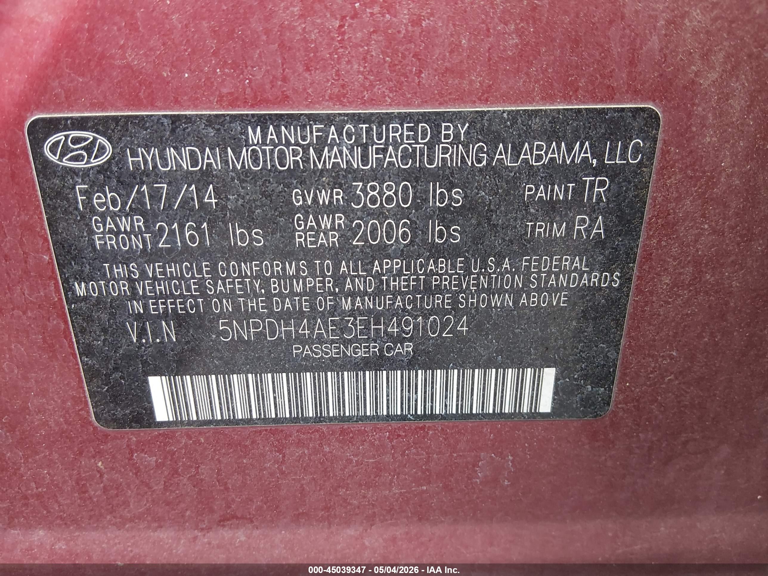 HYUNDAI ELANTRA image 9