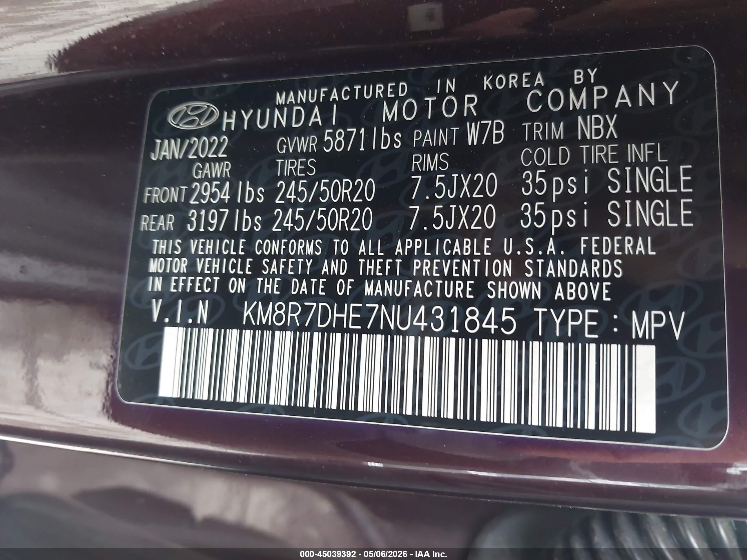 HYUNDAI PALISADE image 9