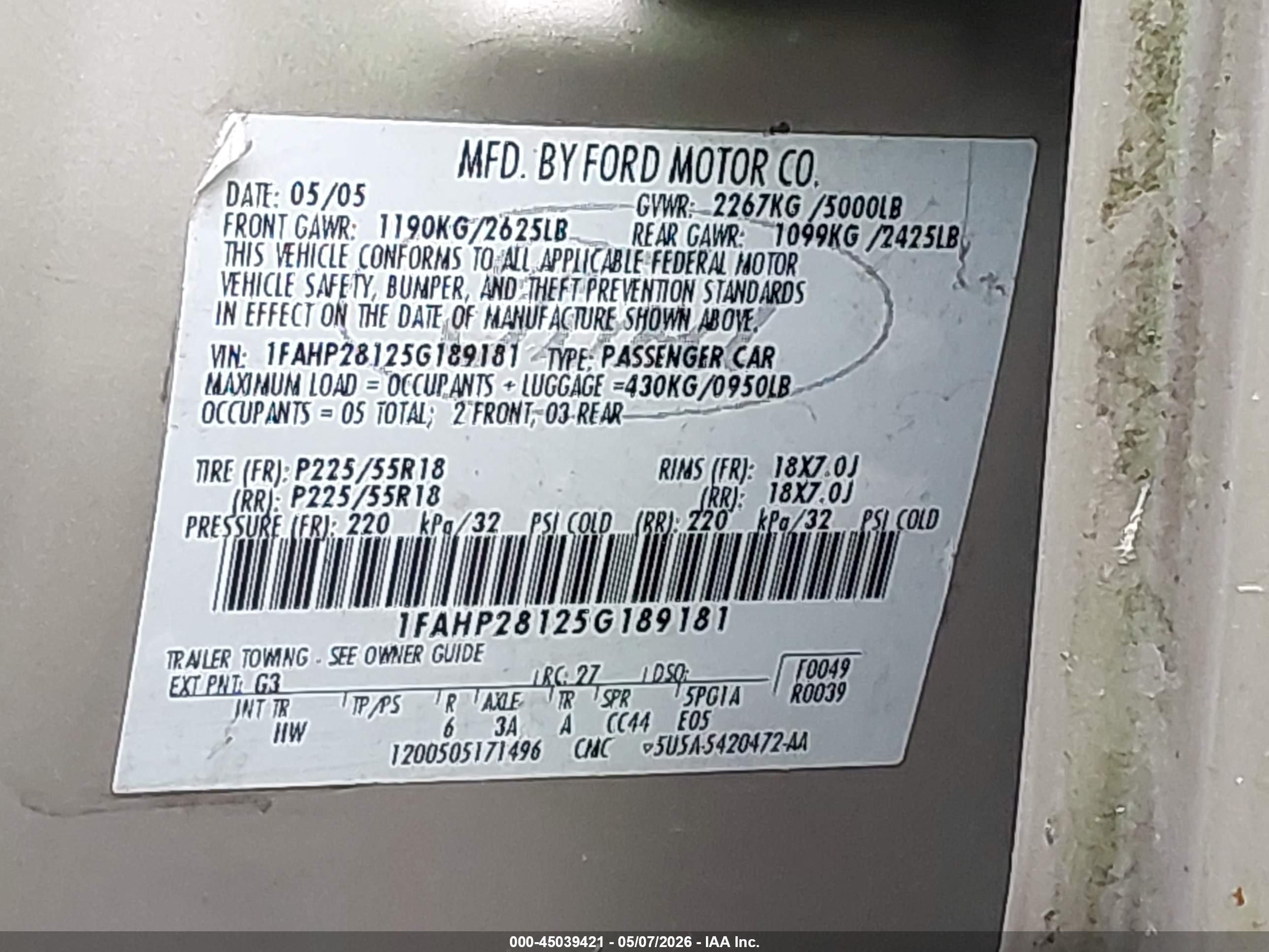 FORD FIVE image 9