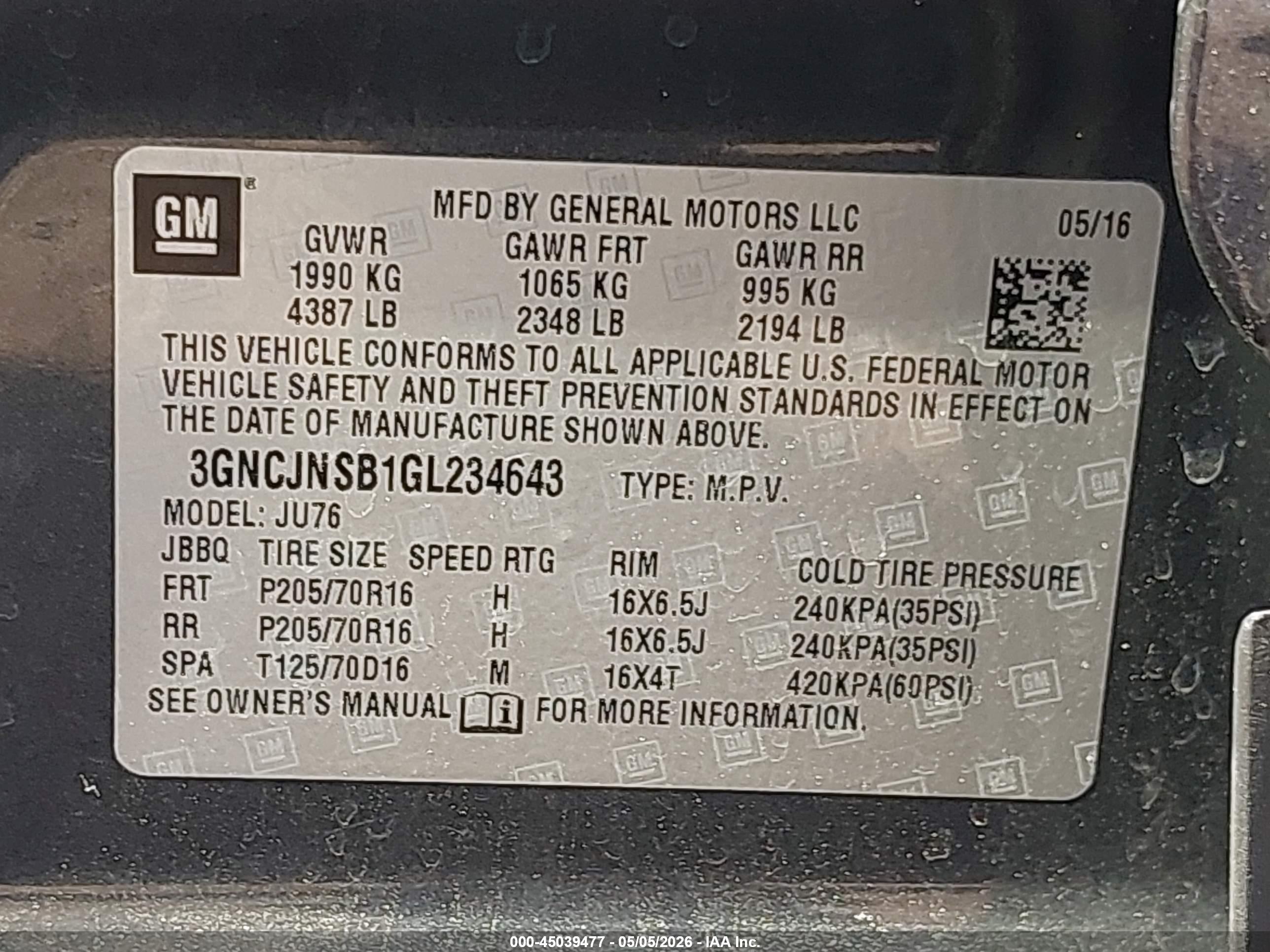CHEVROLET TRAX image 9