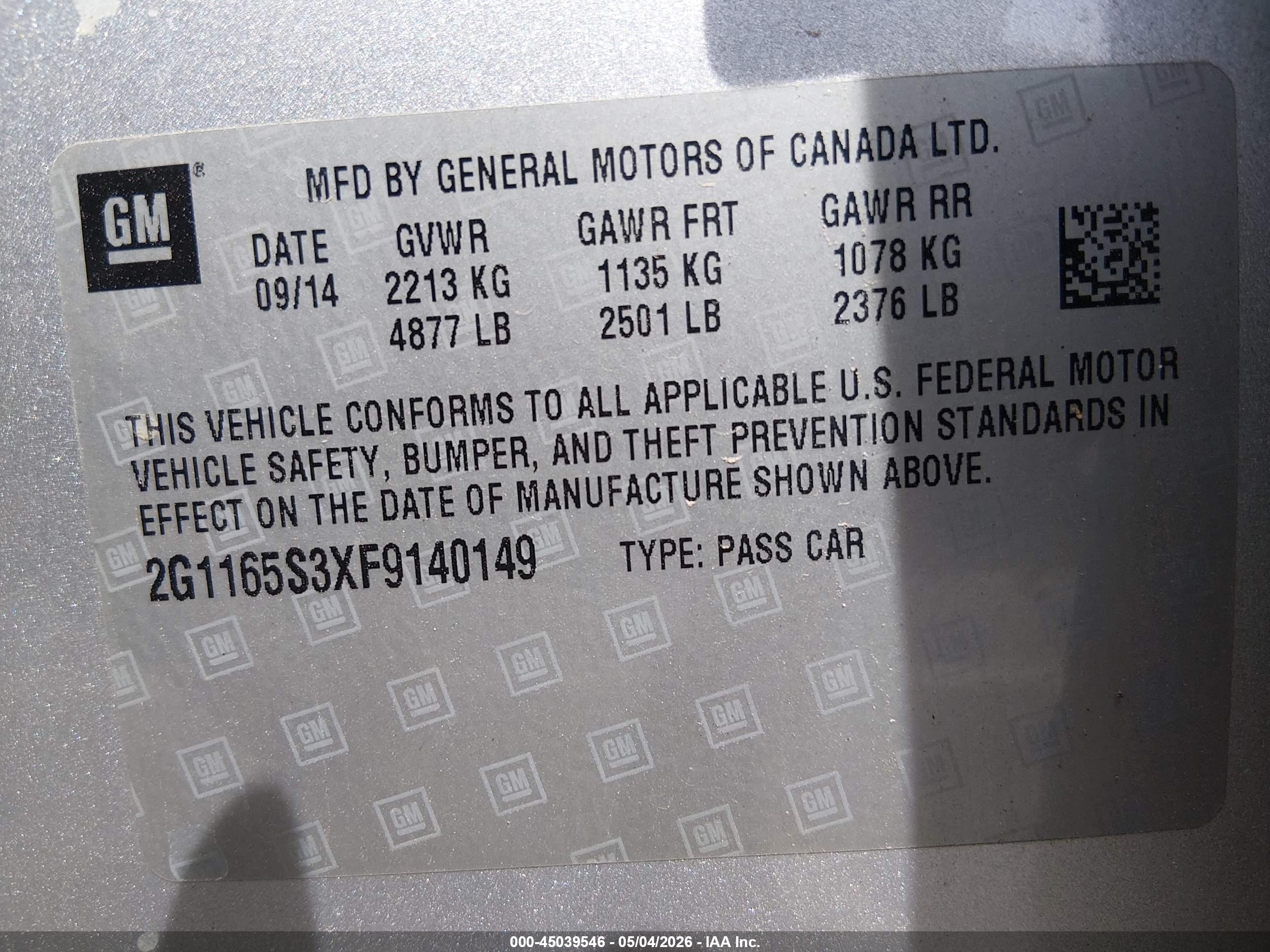 CHEVROLET IMPALA image 9