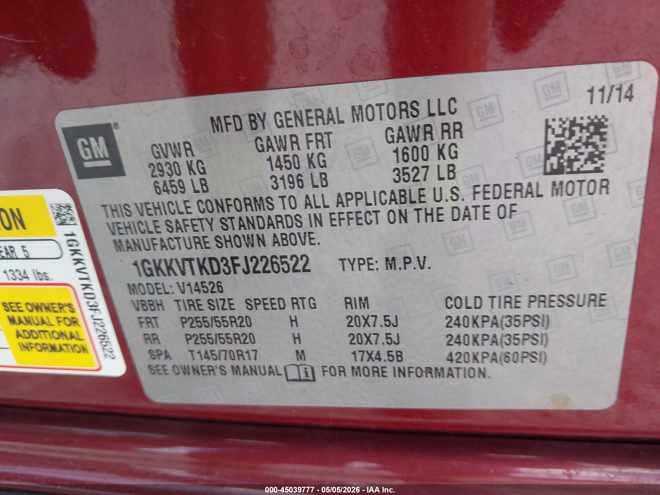 GMC ACADIA image 9