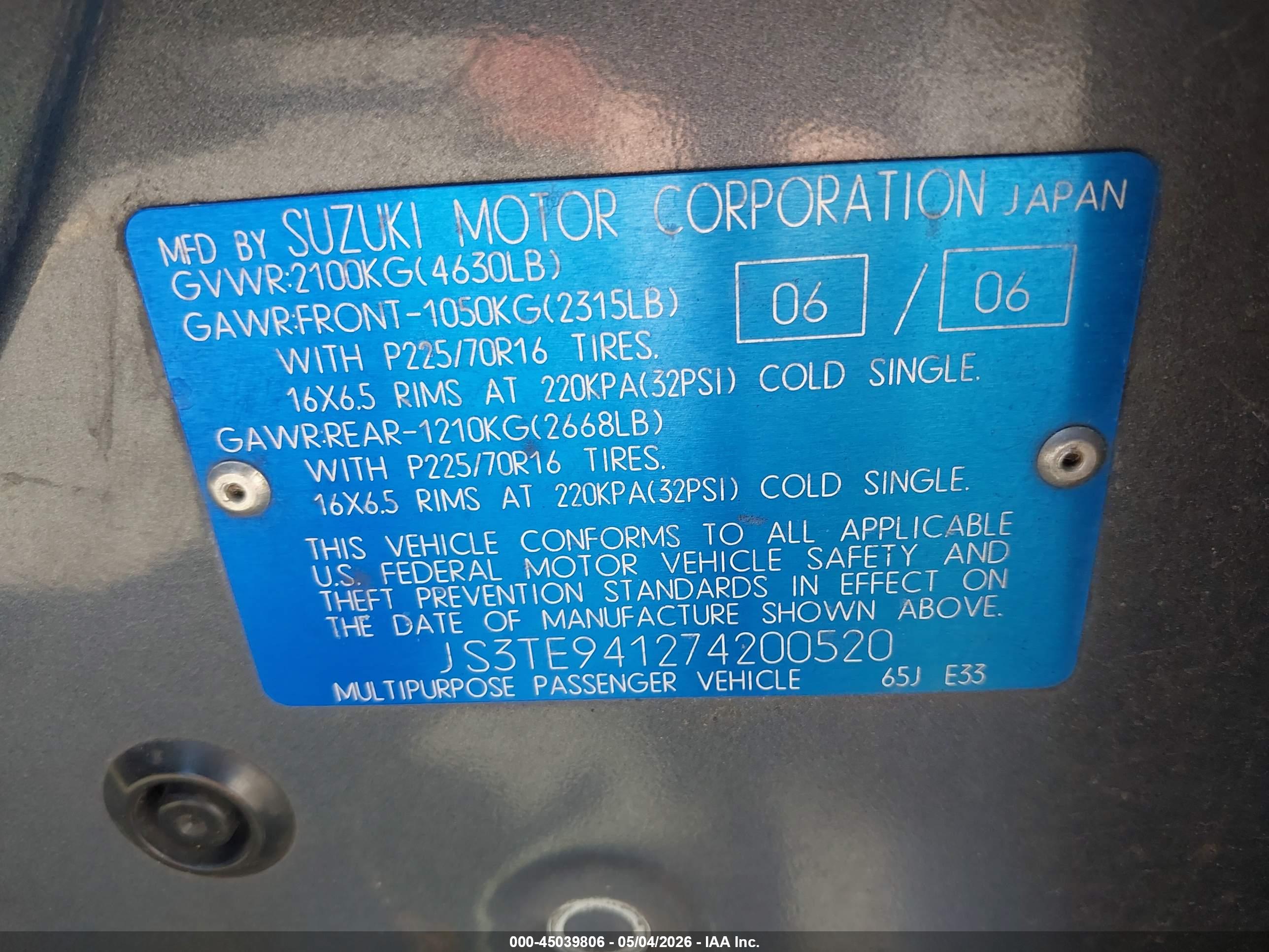SUZUKI GRAND image 9