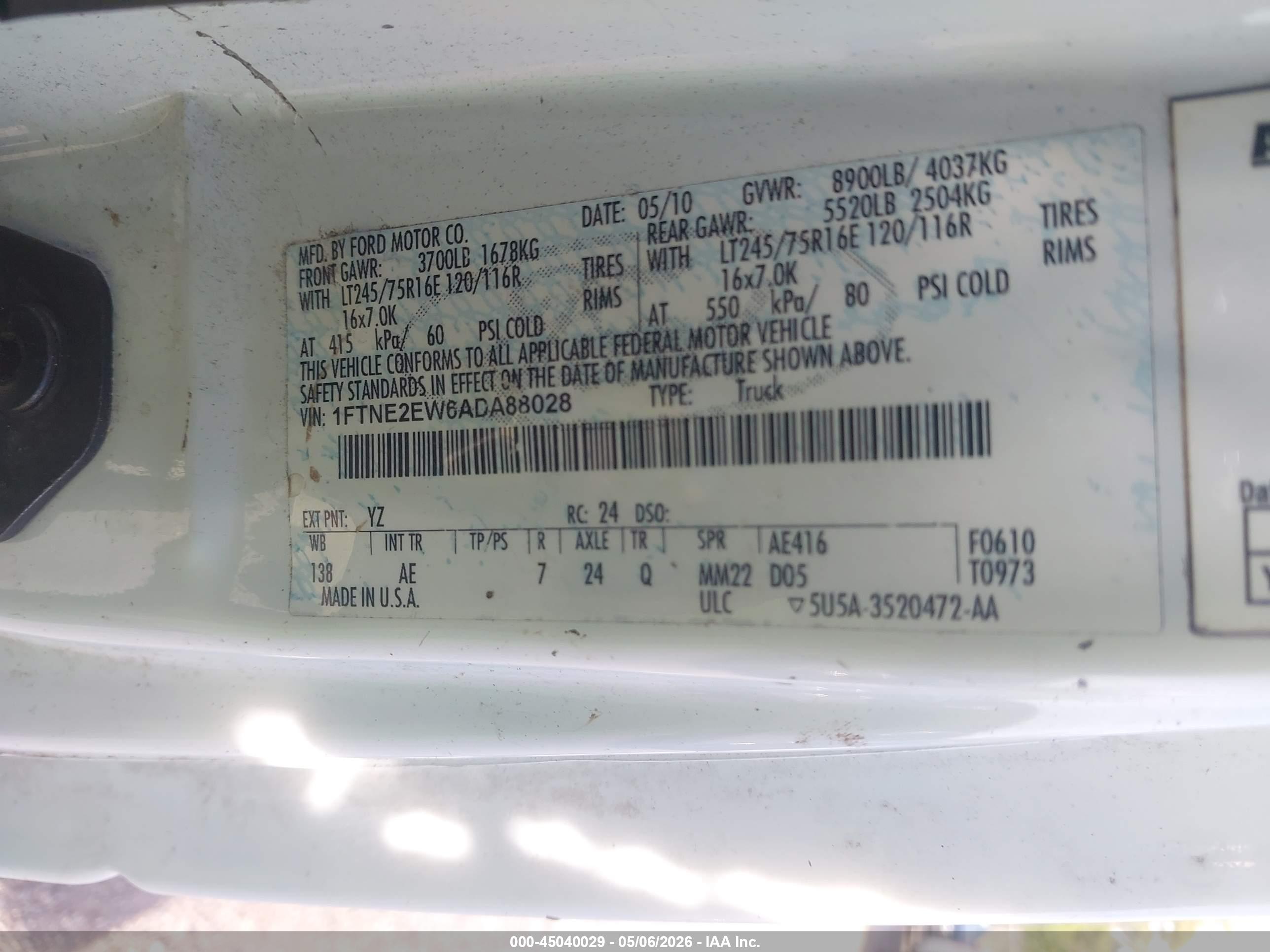 FORD E-250 image 9