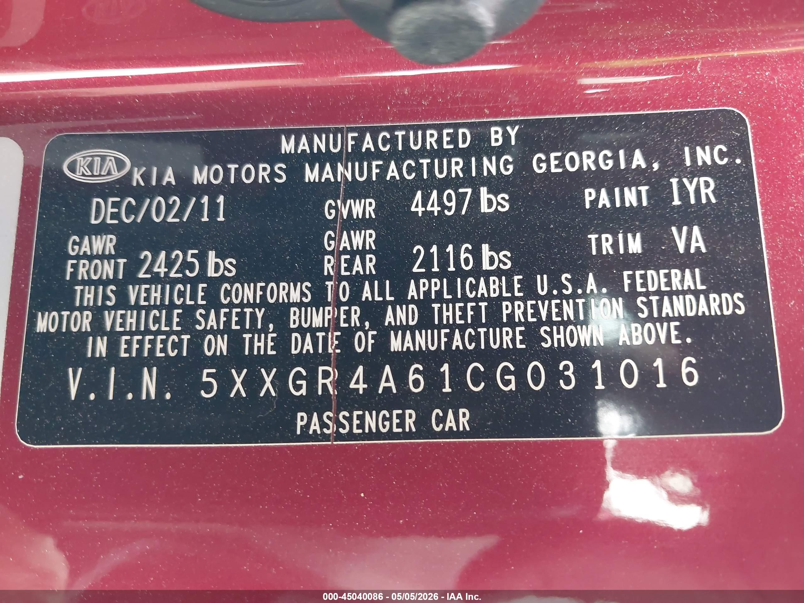 KIA OPTIMA image 9