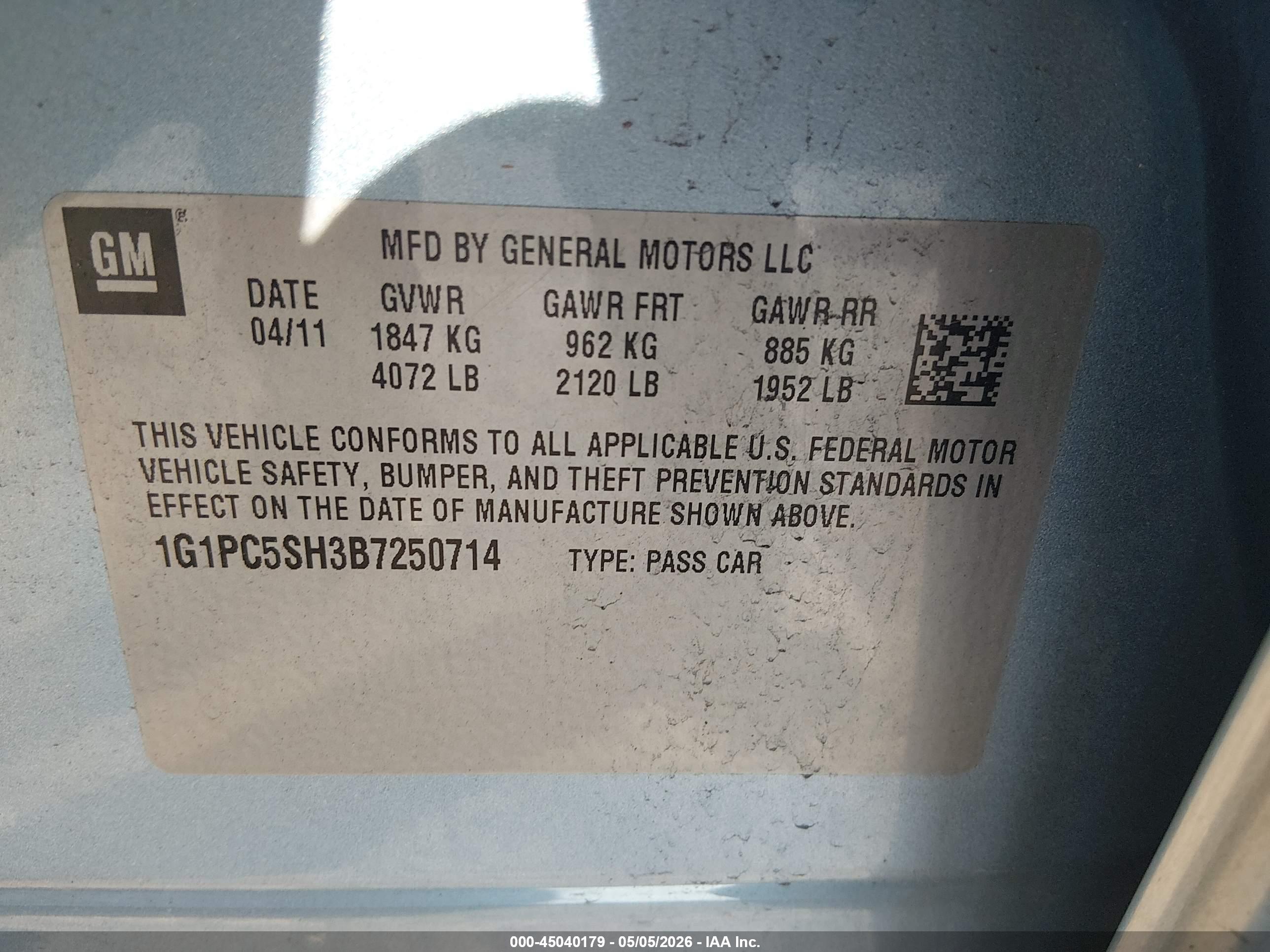 CHEVROLET CRUZE image 9
