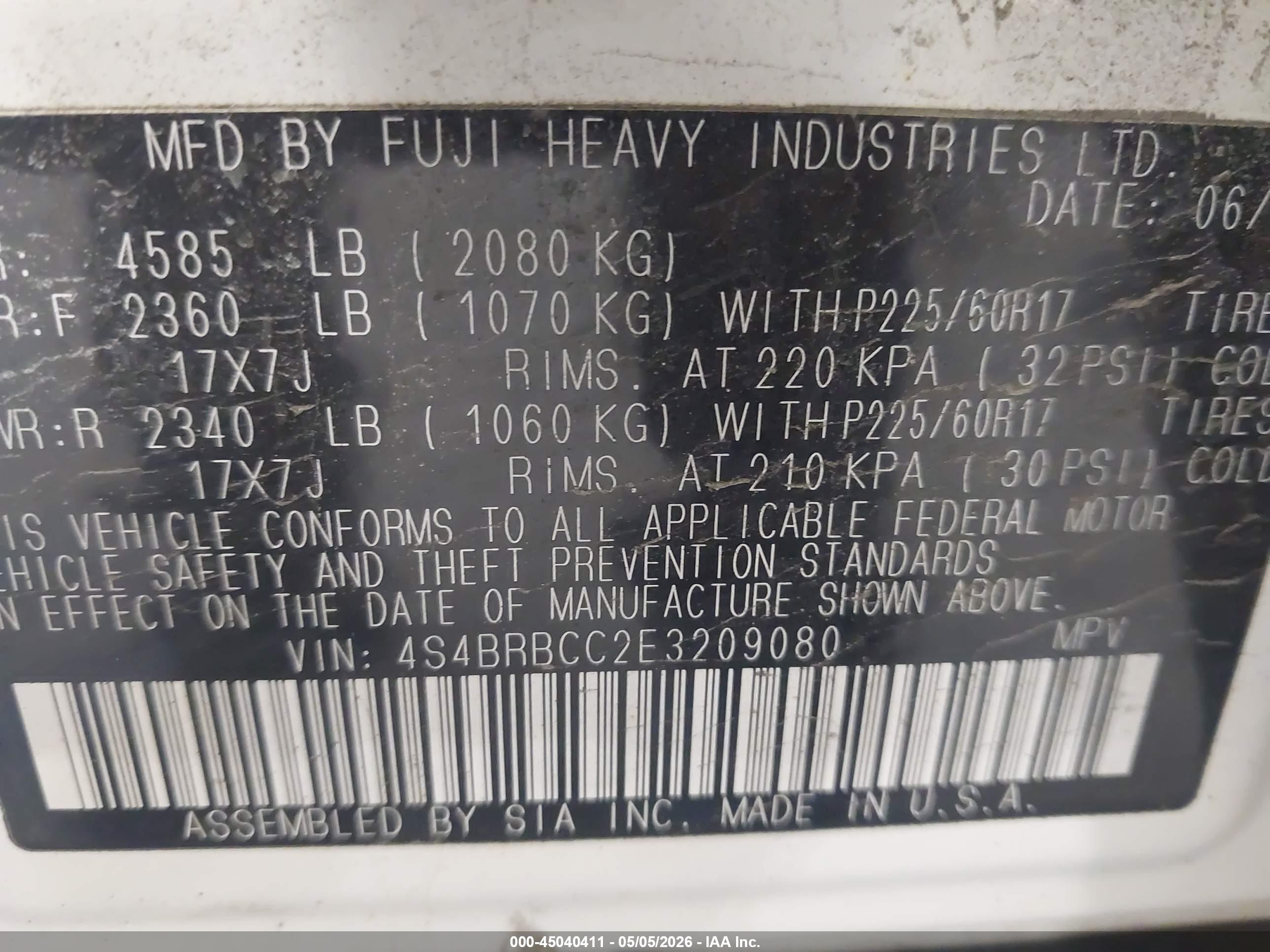 SUBARU OUTBACK image 9