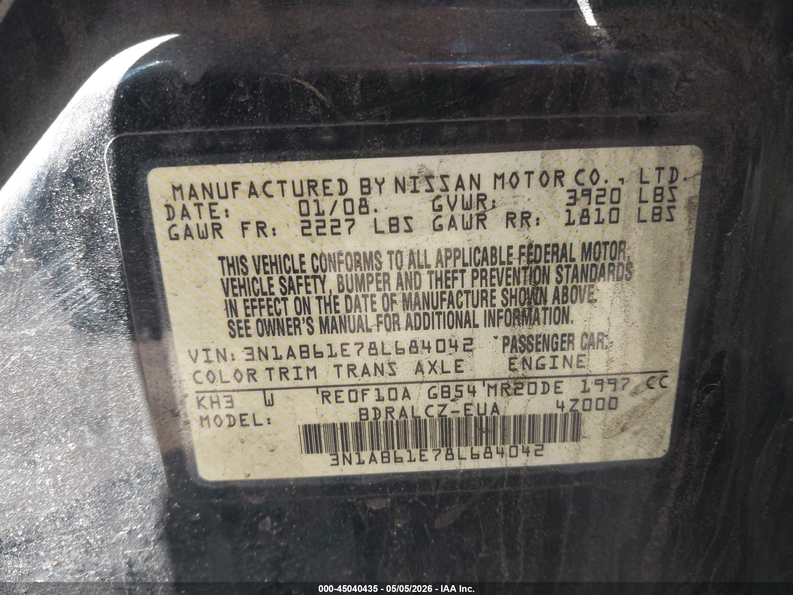 NISSAN SENTRA image 9