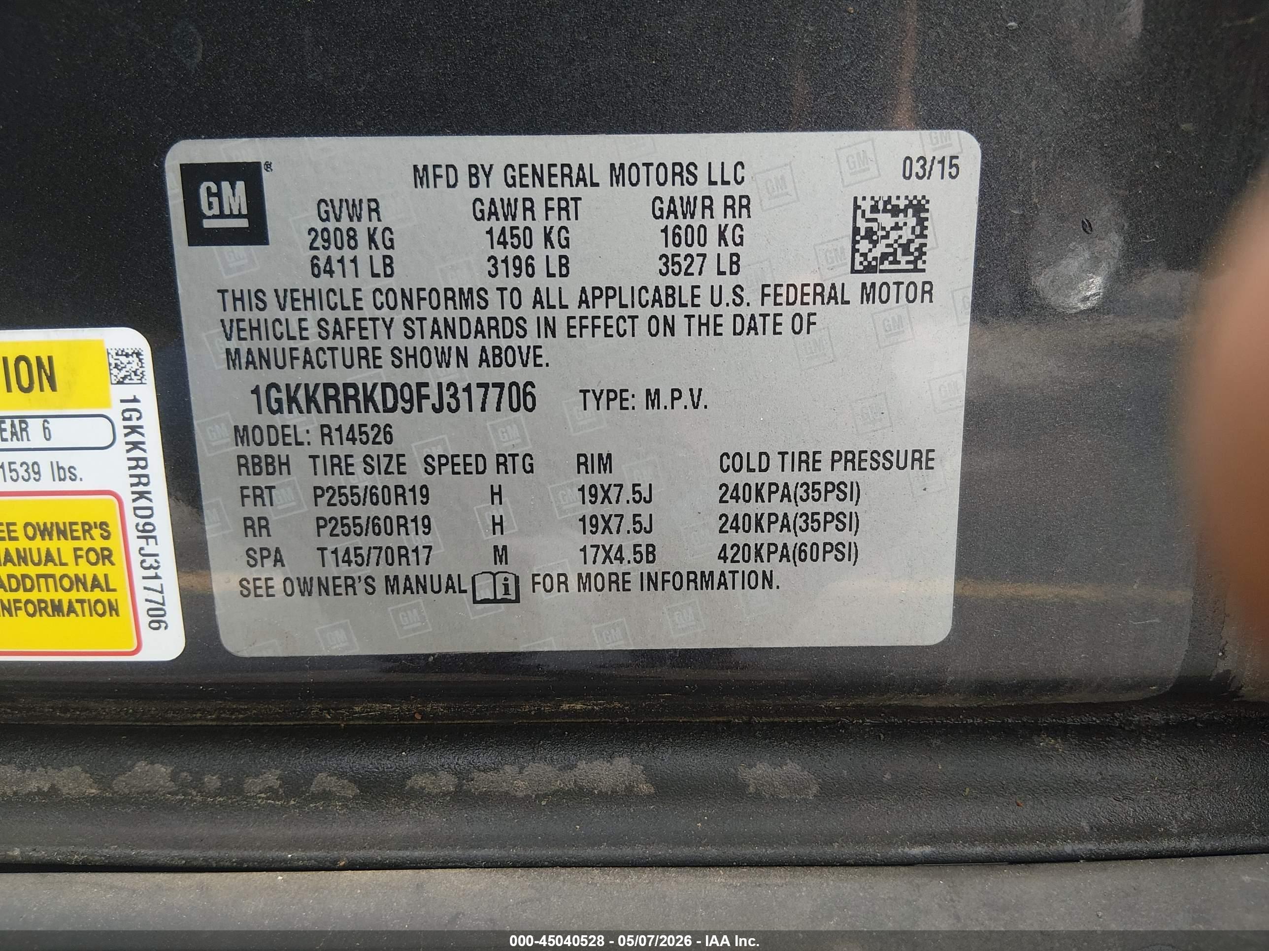 GMC ACADIA image 9