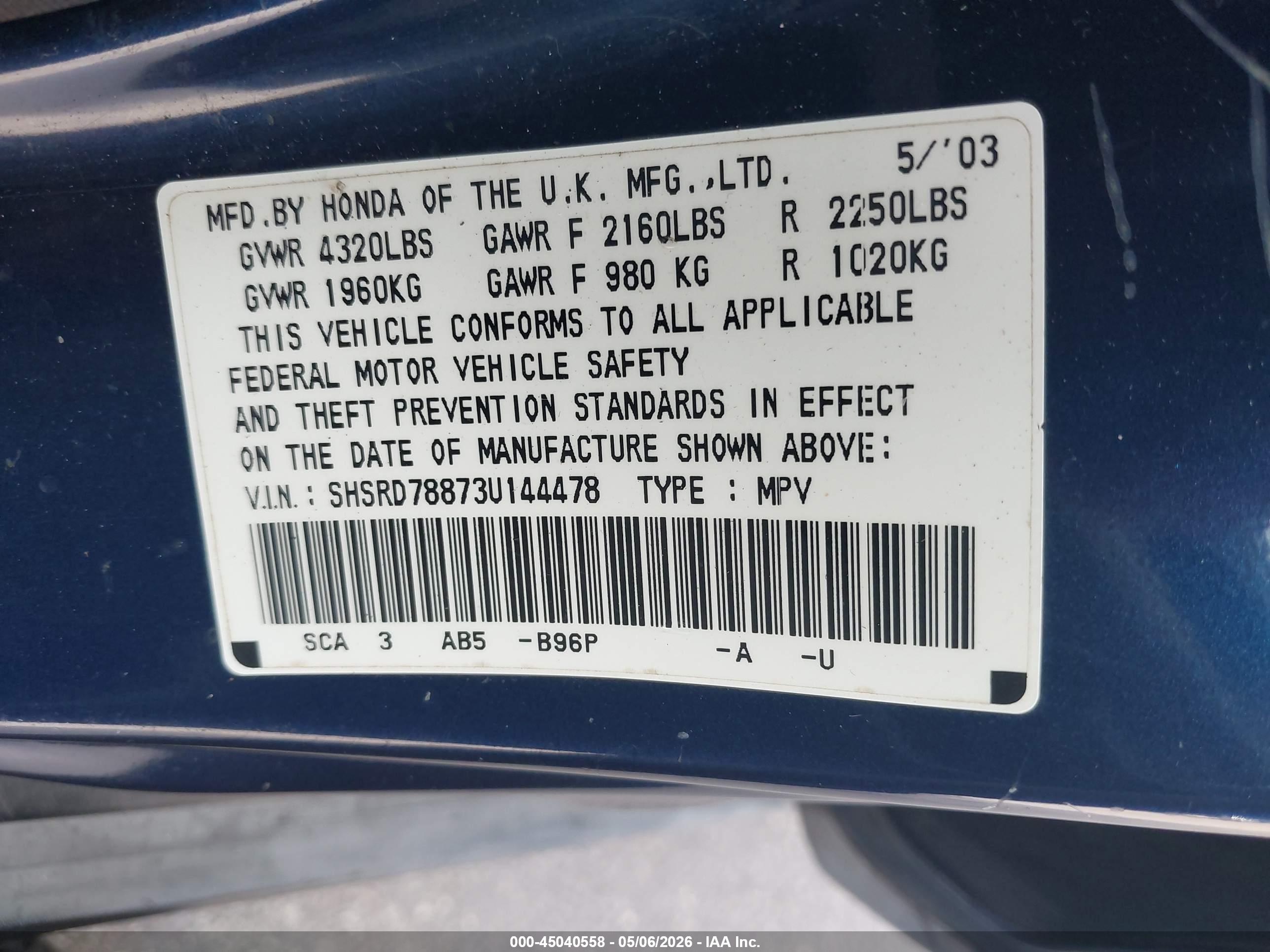 HONDA CR-V image 9