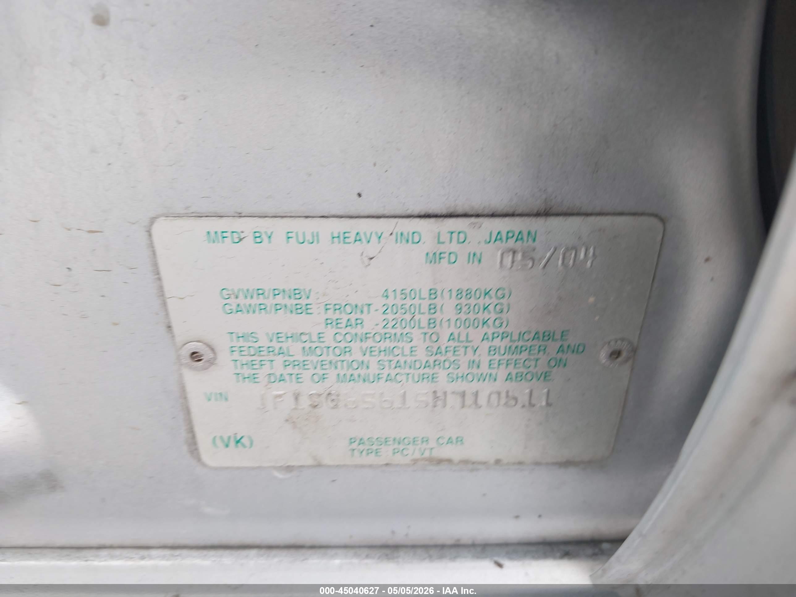 SUBARU FORESTER image 9