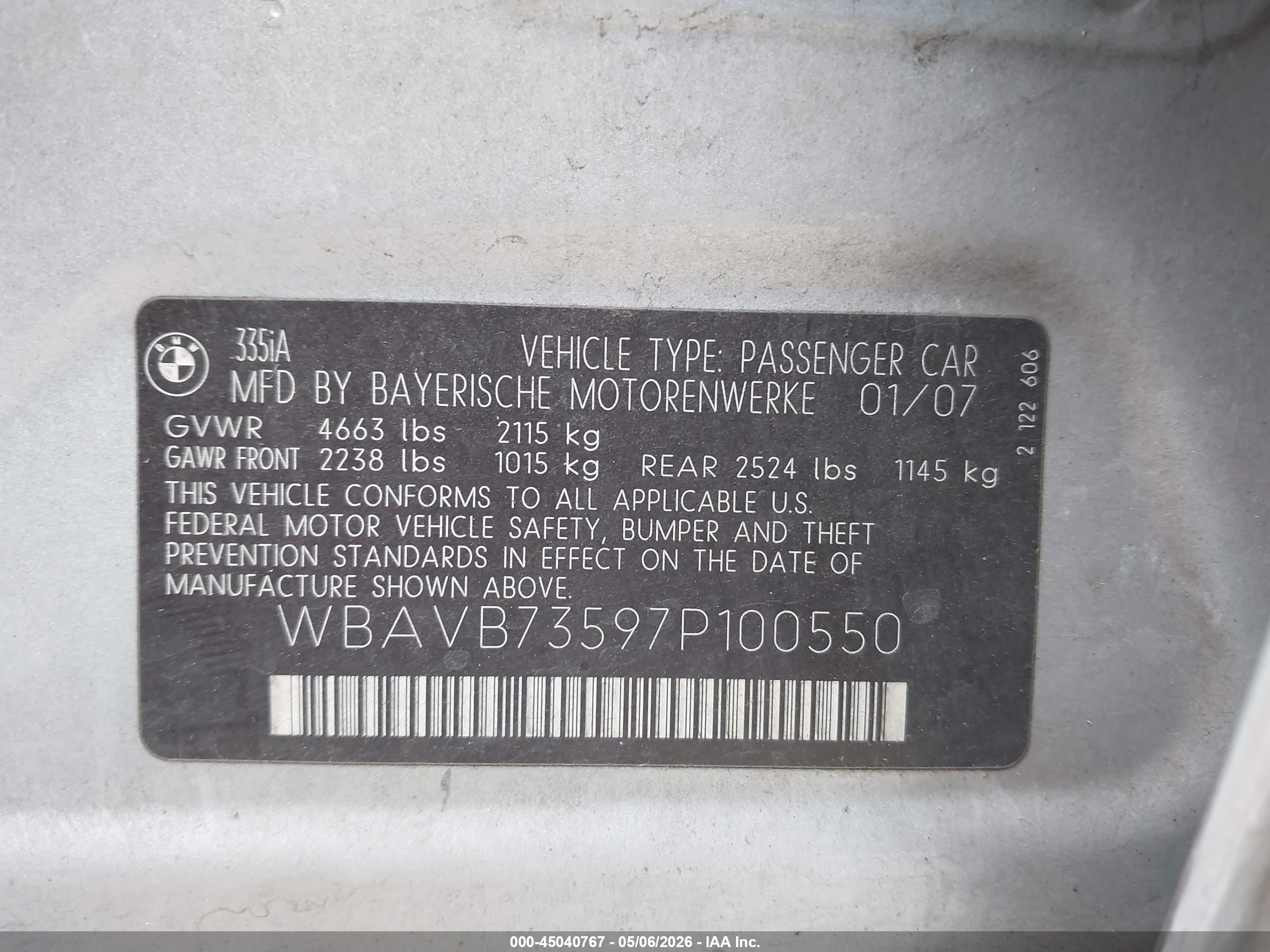BMW 335I image 9