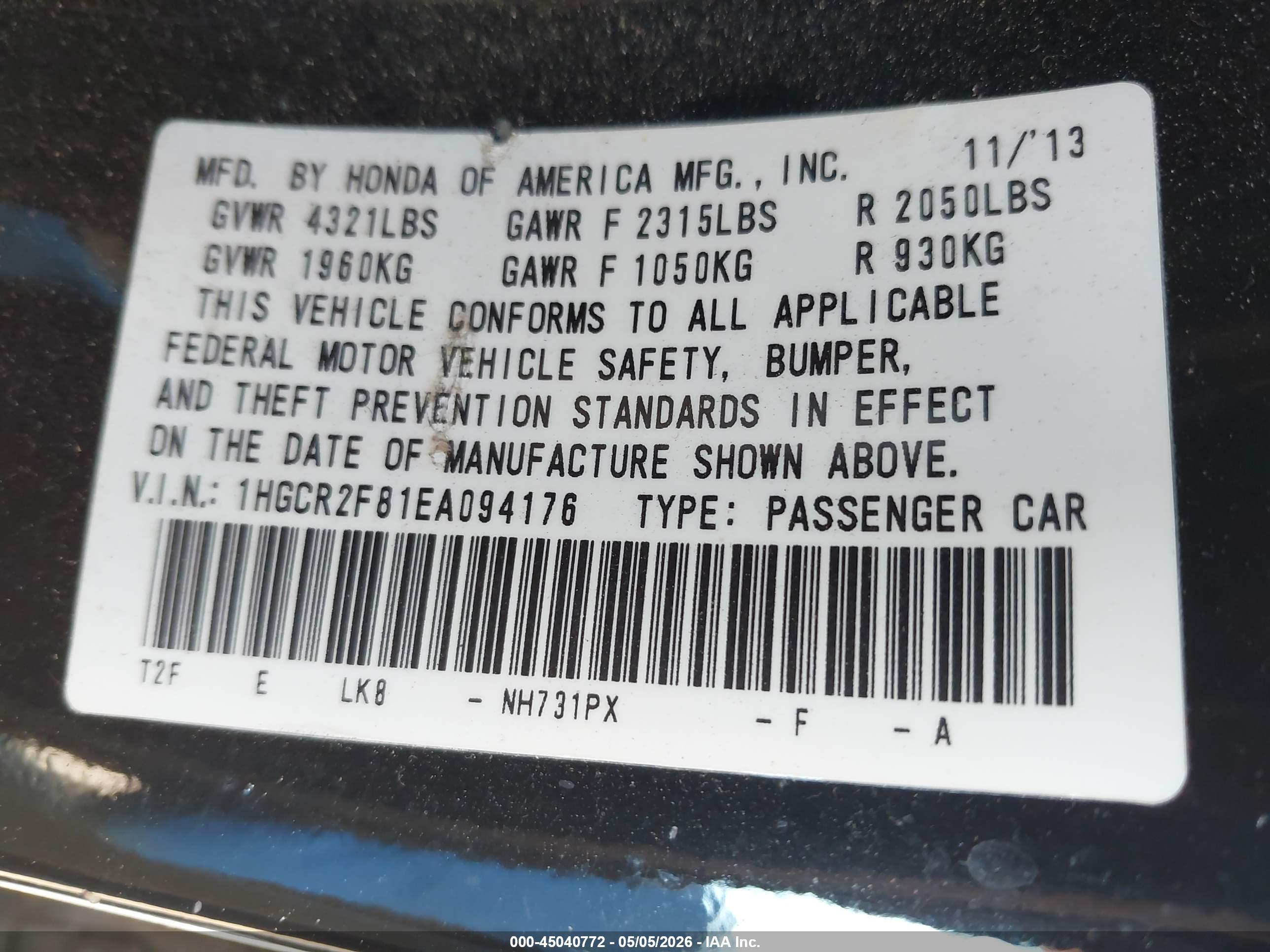 HONDA ACCORD image 9