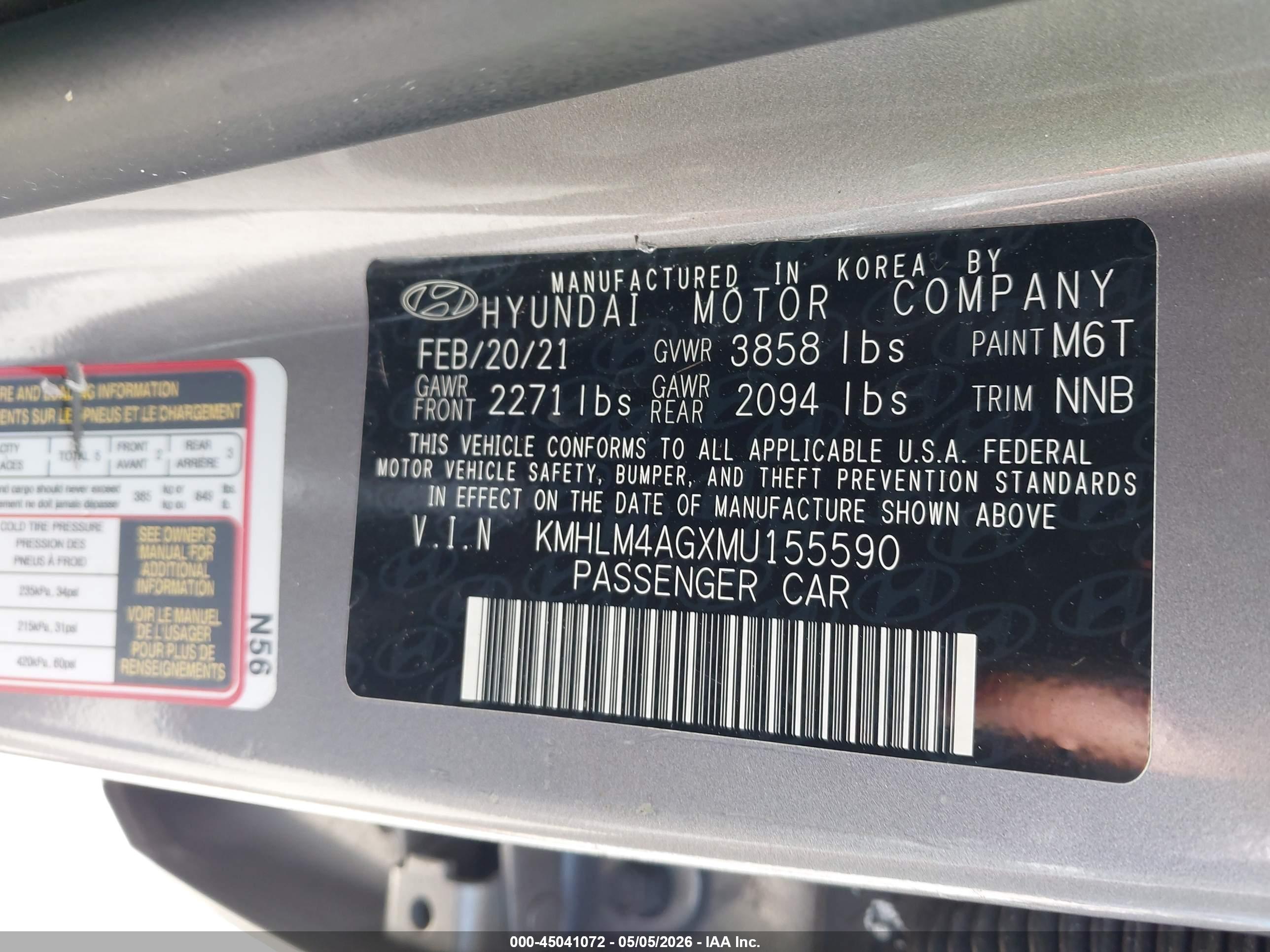 HYUNDAI ELANTRA image 9