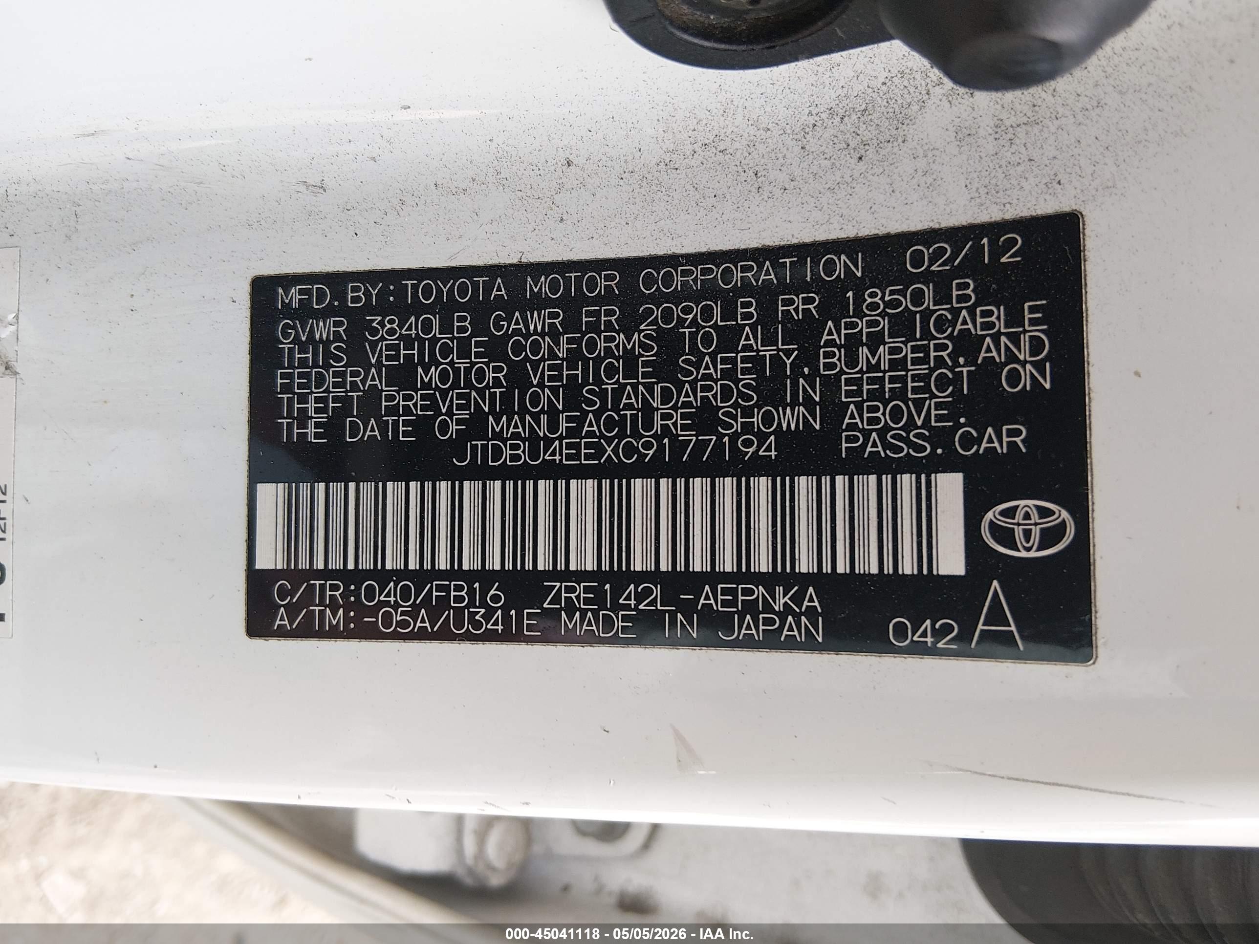 TOYOTA COROLLA image 9