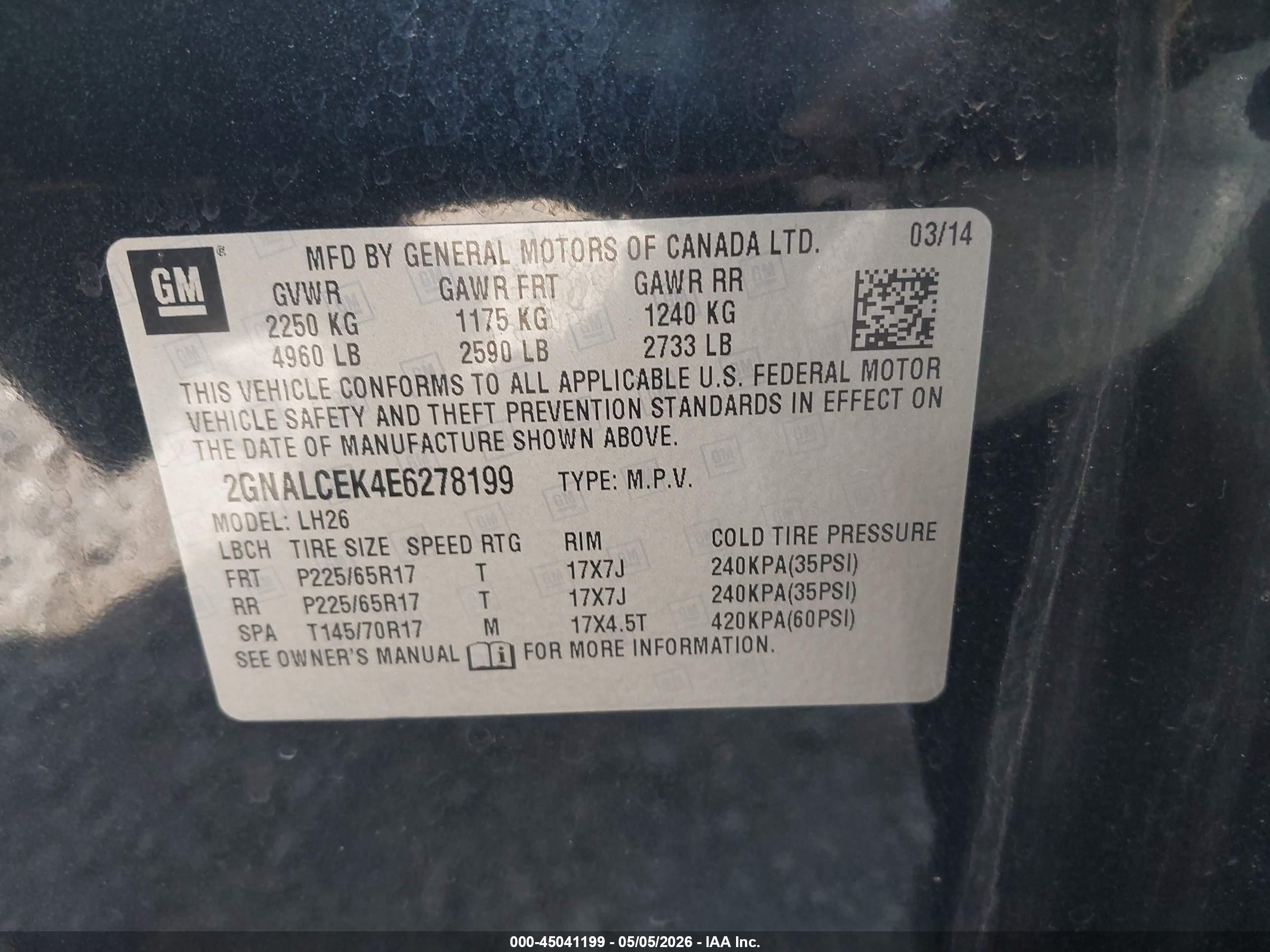 CHEVROLET EQUINOX image 9