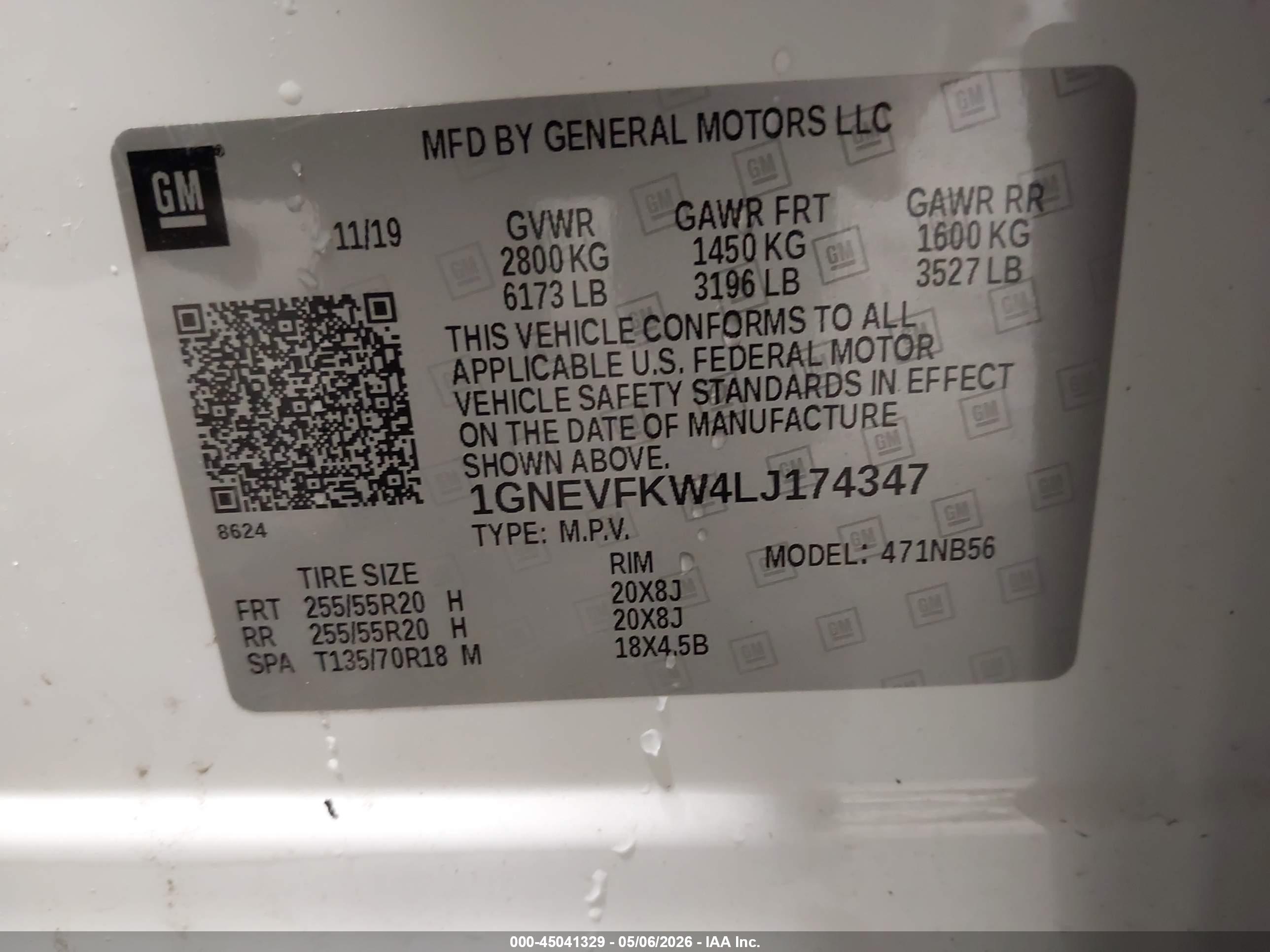 CHEVROLET TRAVERSE image 9