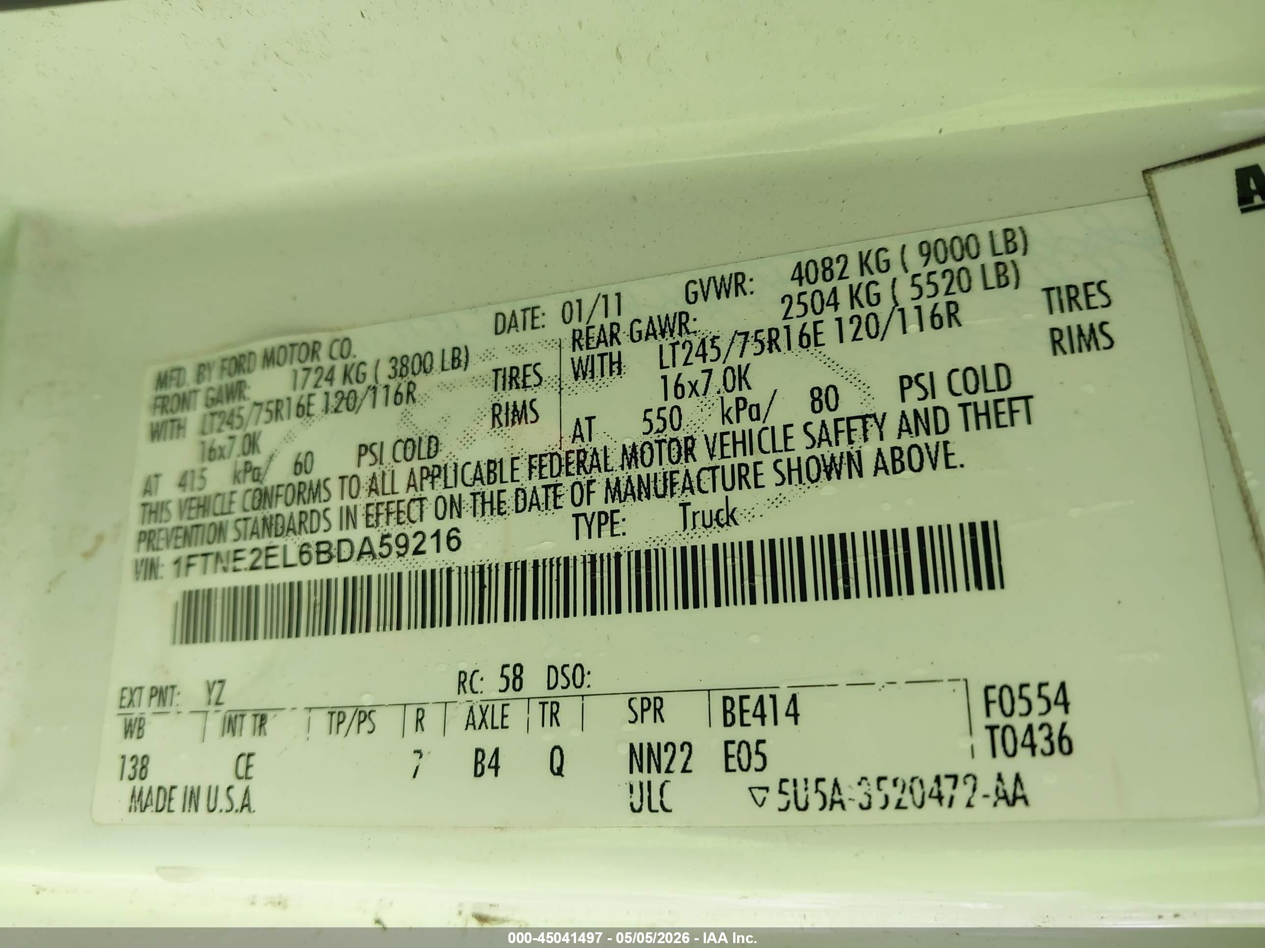 FORD E-250 image 9