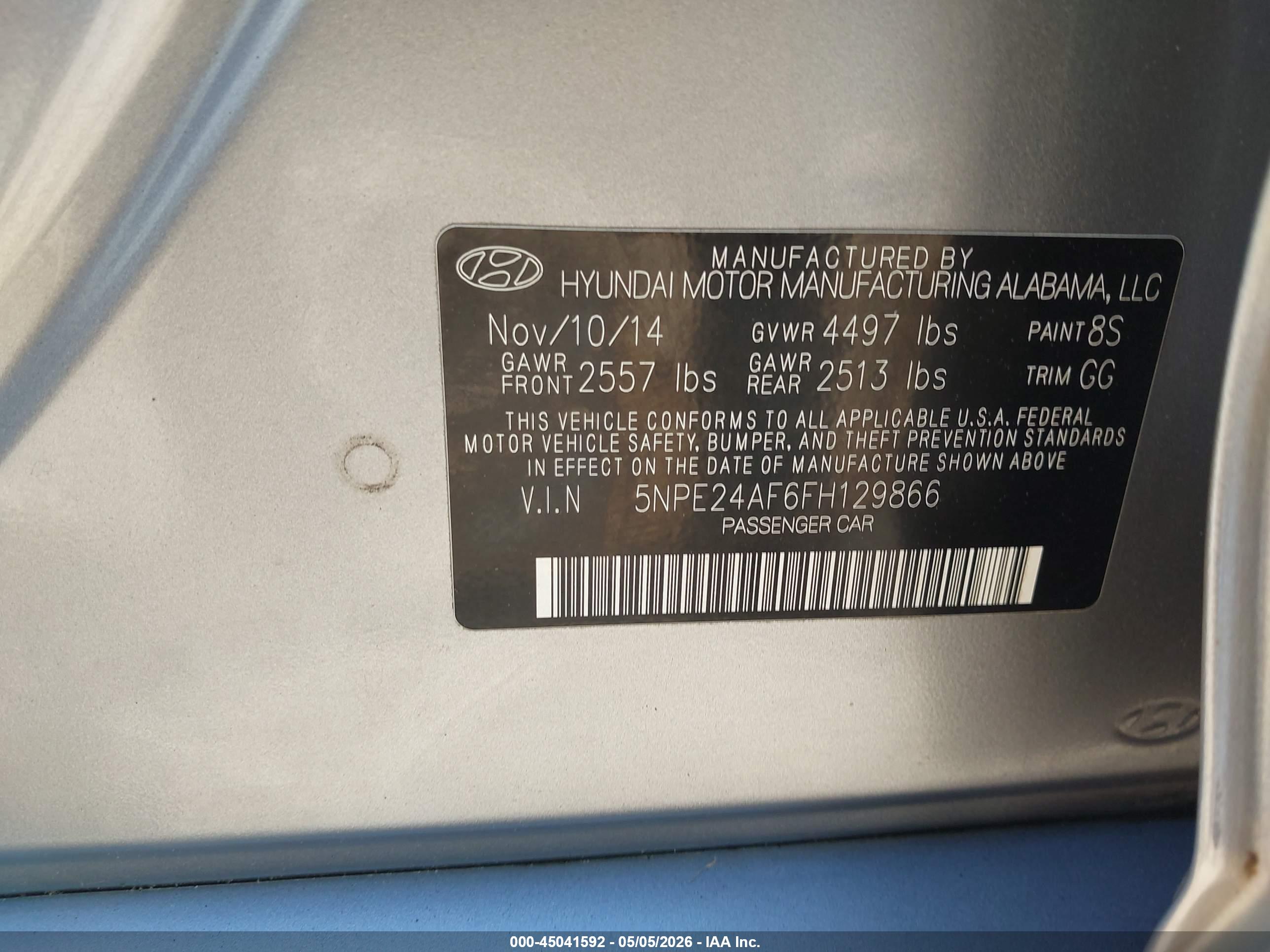 HYUNDAI SONATA image 9
