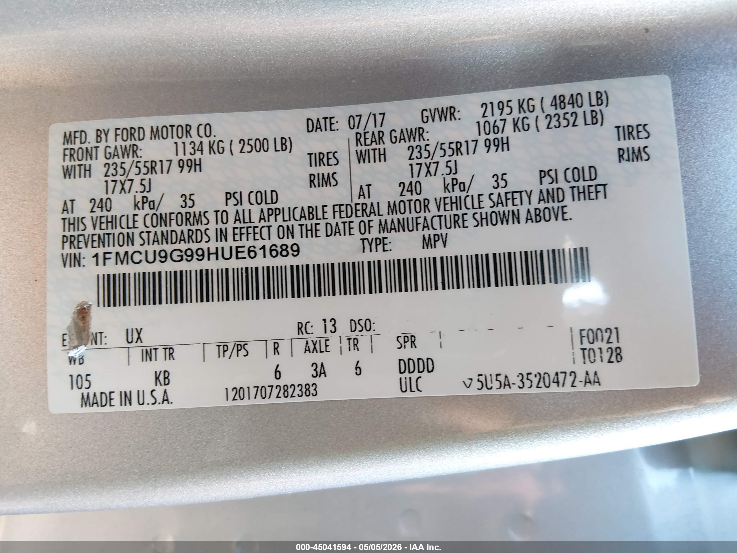 FORD ESCAPE image 9