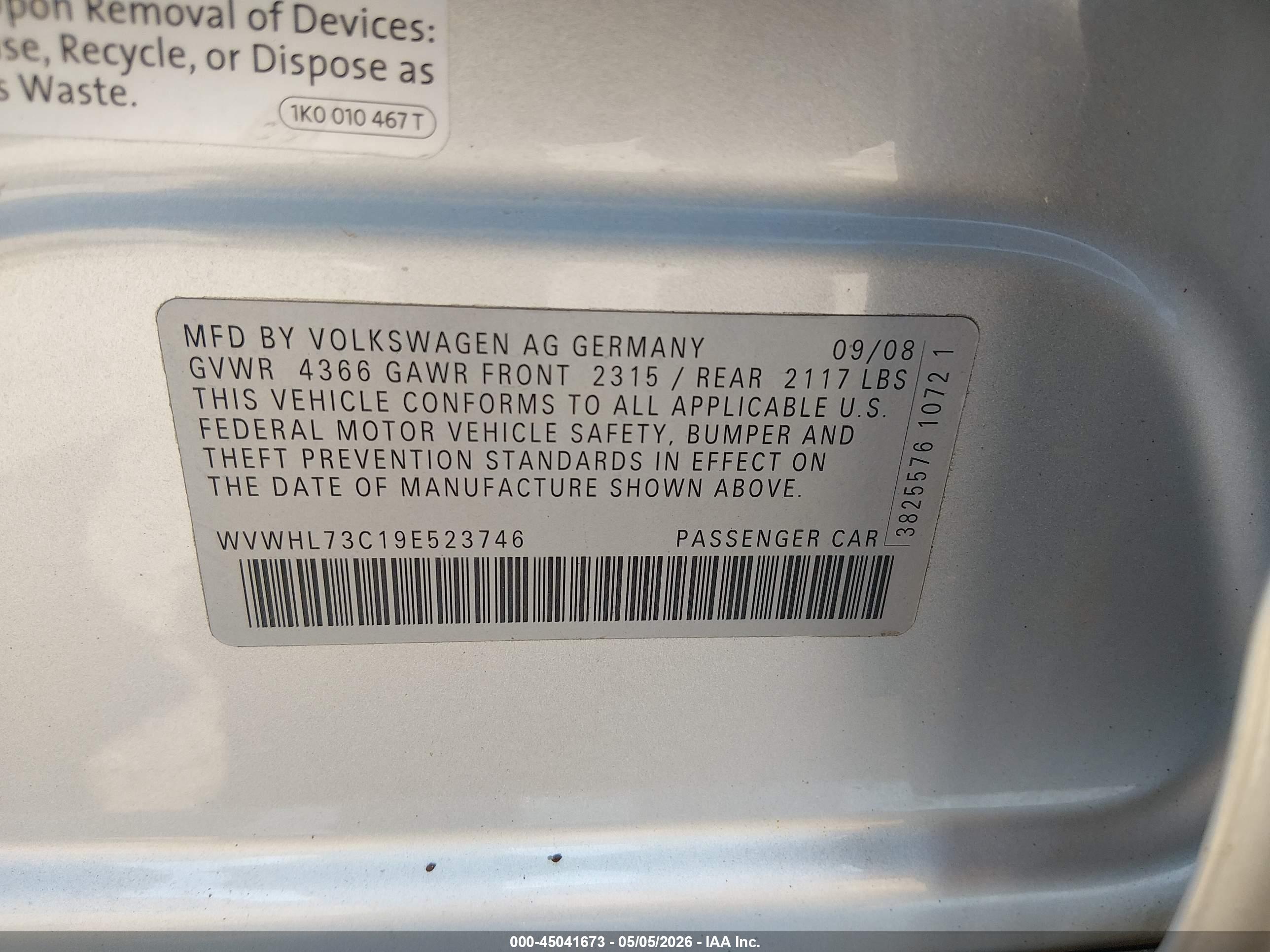 VOLKSWAGEN CC image 9