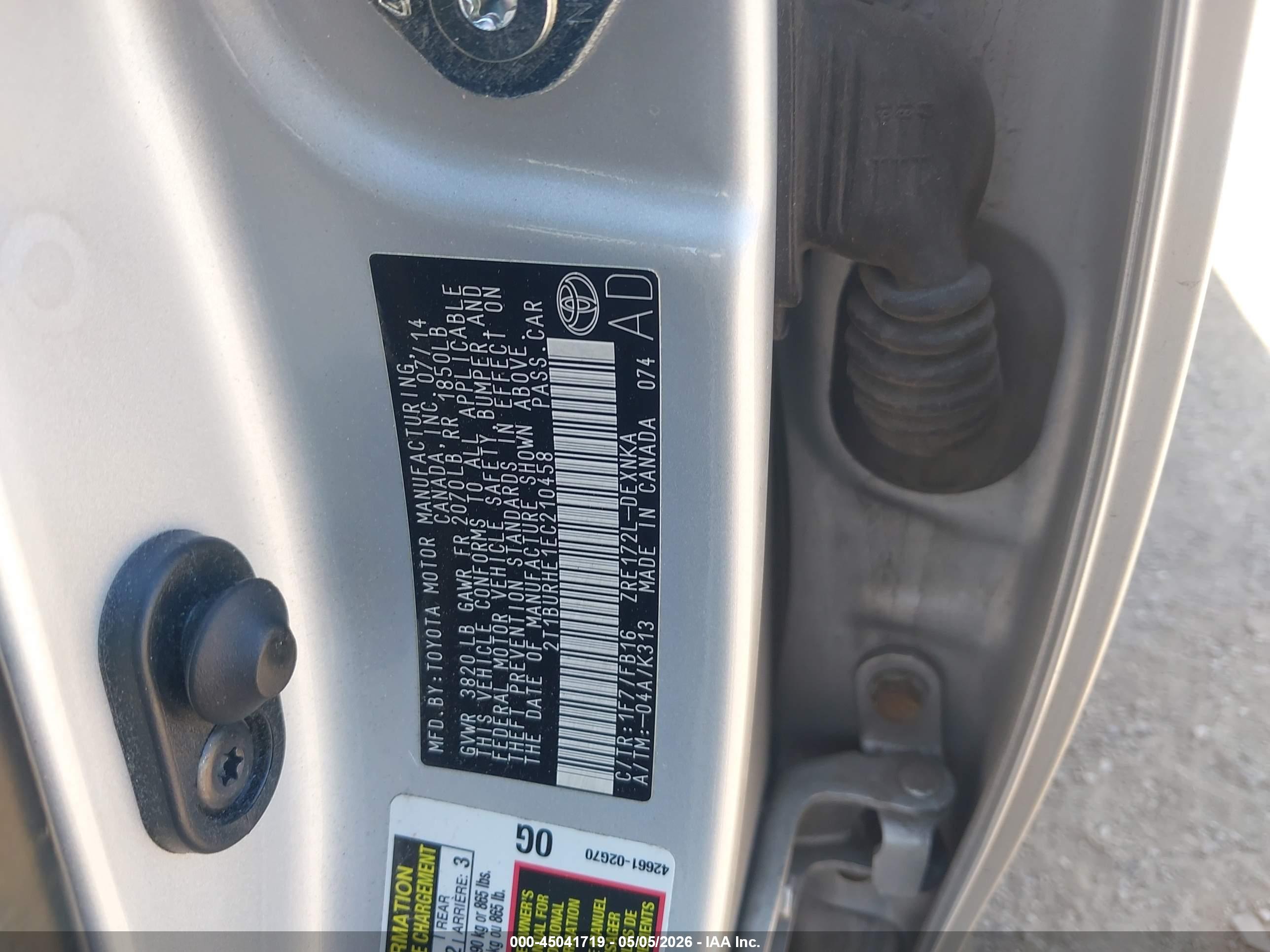 TOYOTA COROLLA image 9