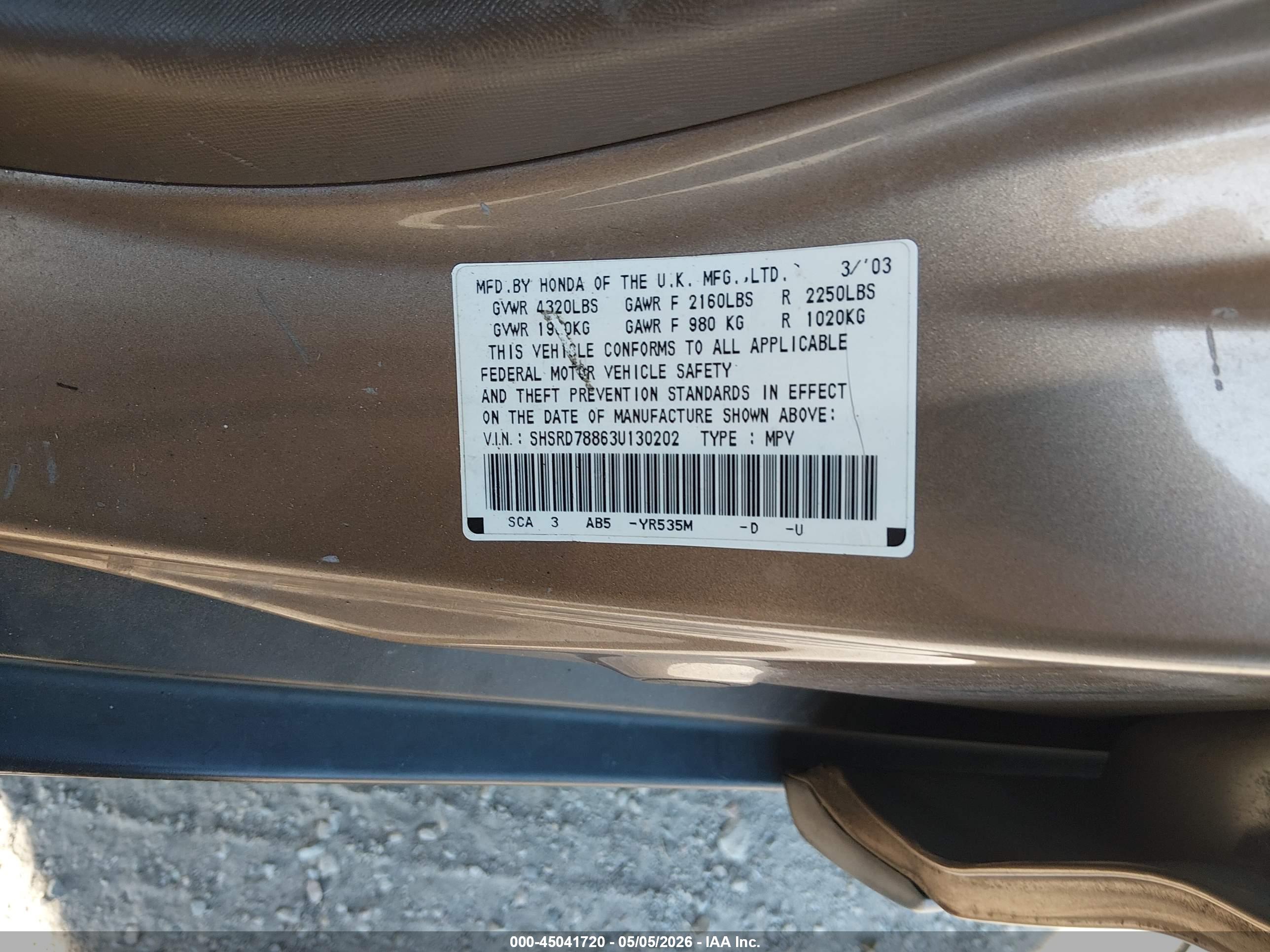 HONDA CR-V image 9