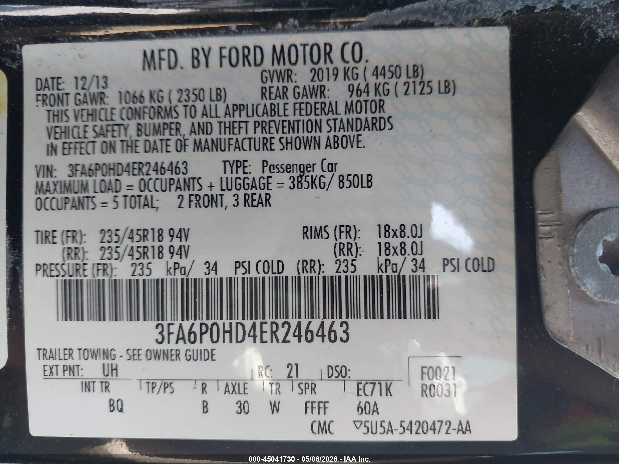 FORD FUSION image 9