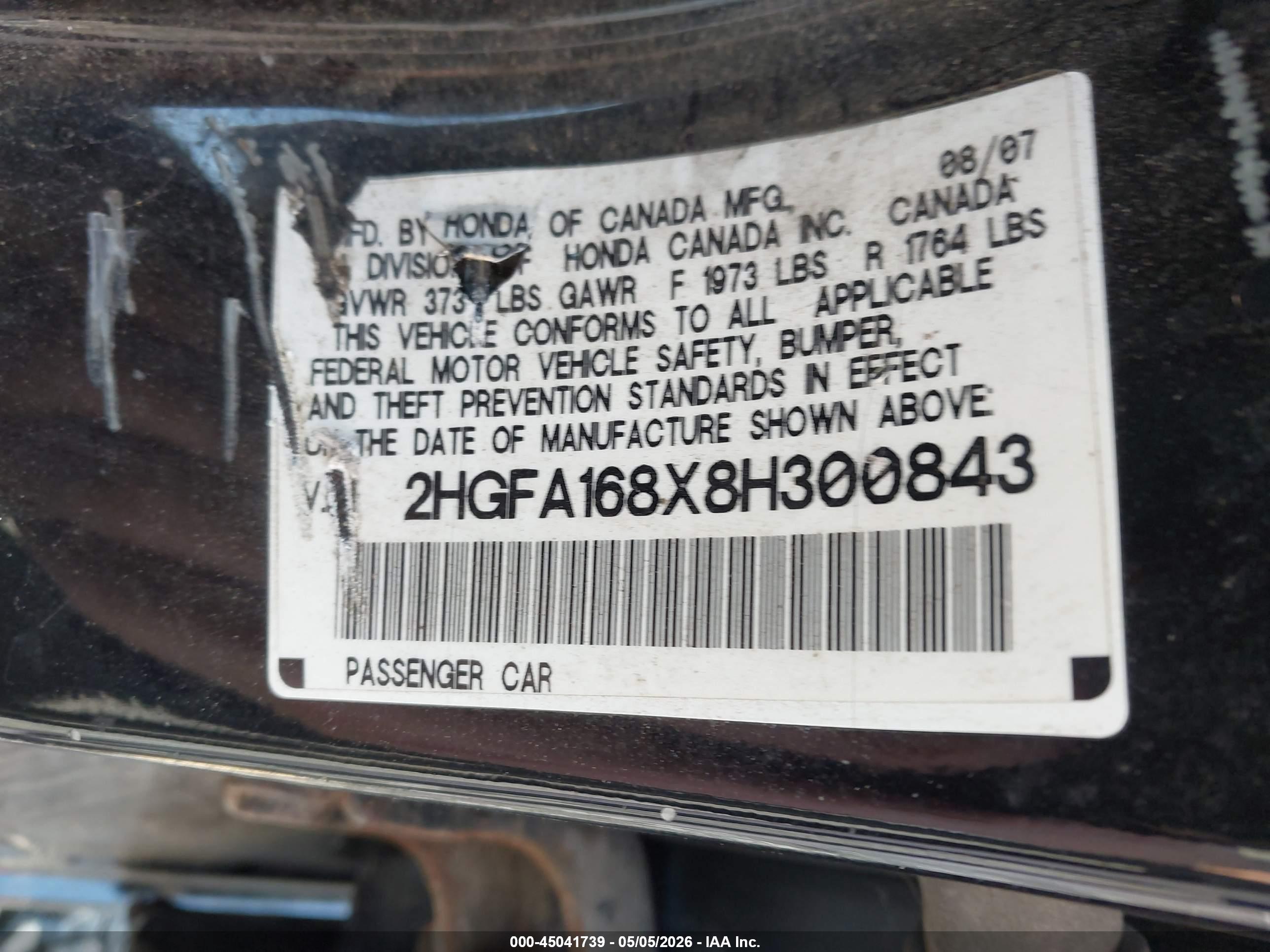 HONDA CIVIC image 9