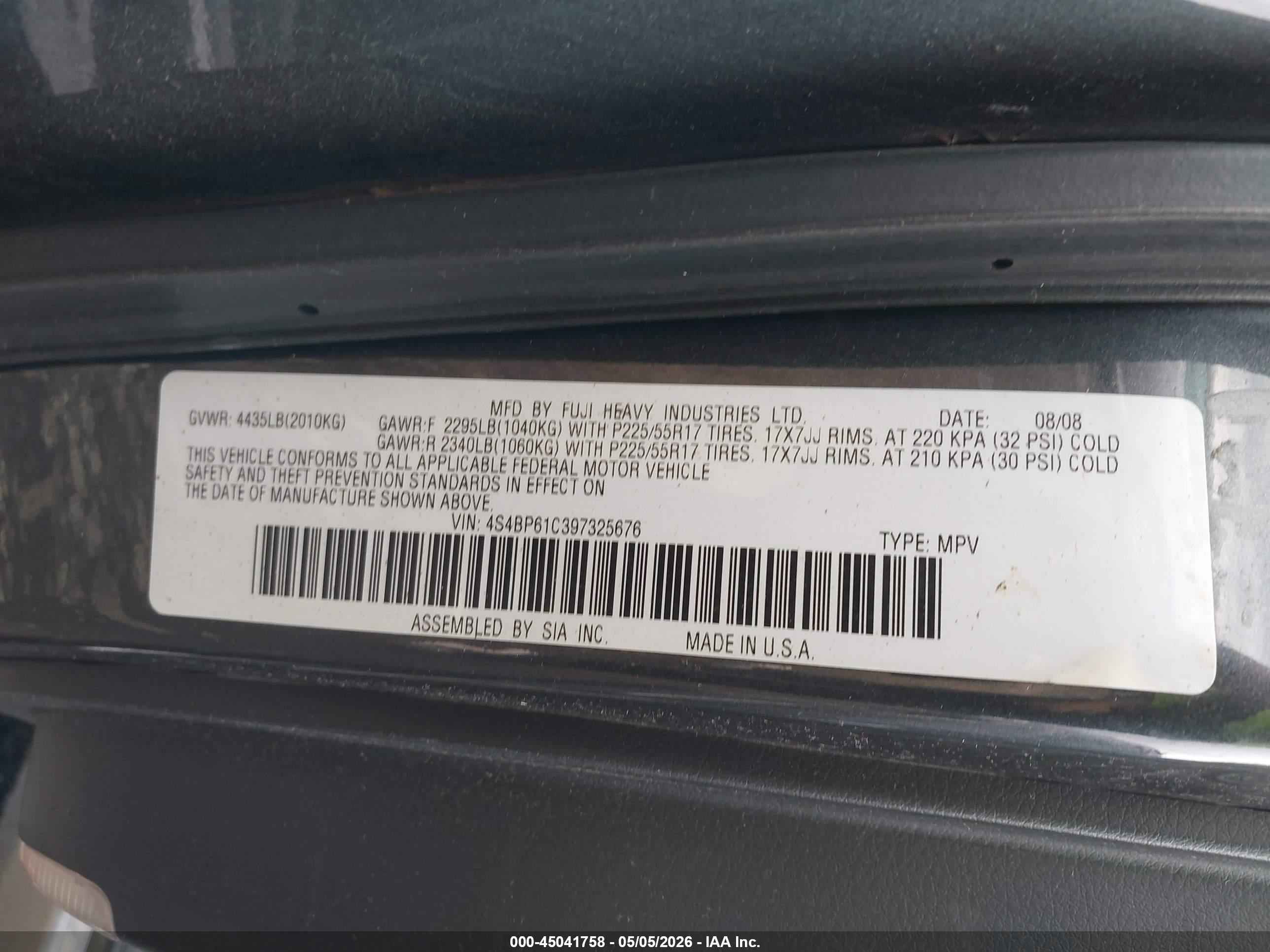 SUBARU OUTBACK image 9