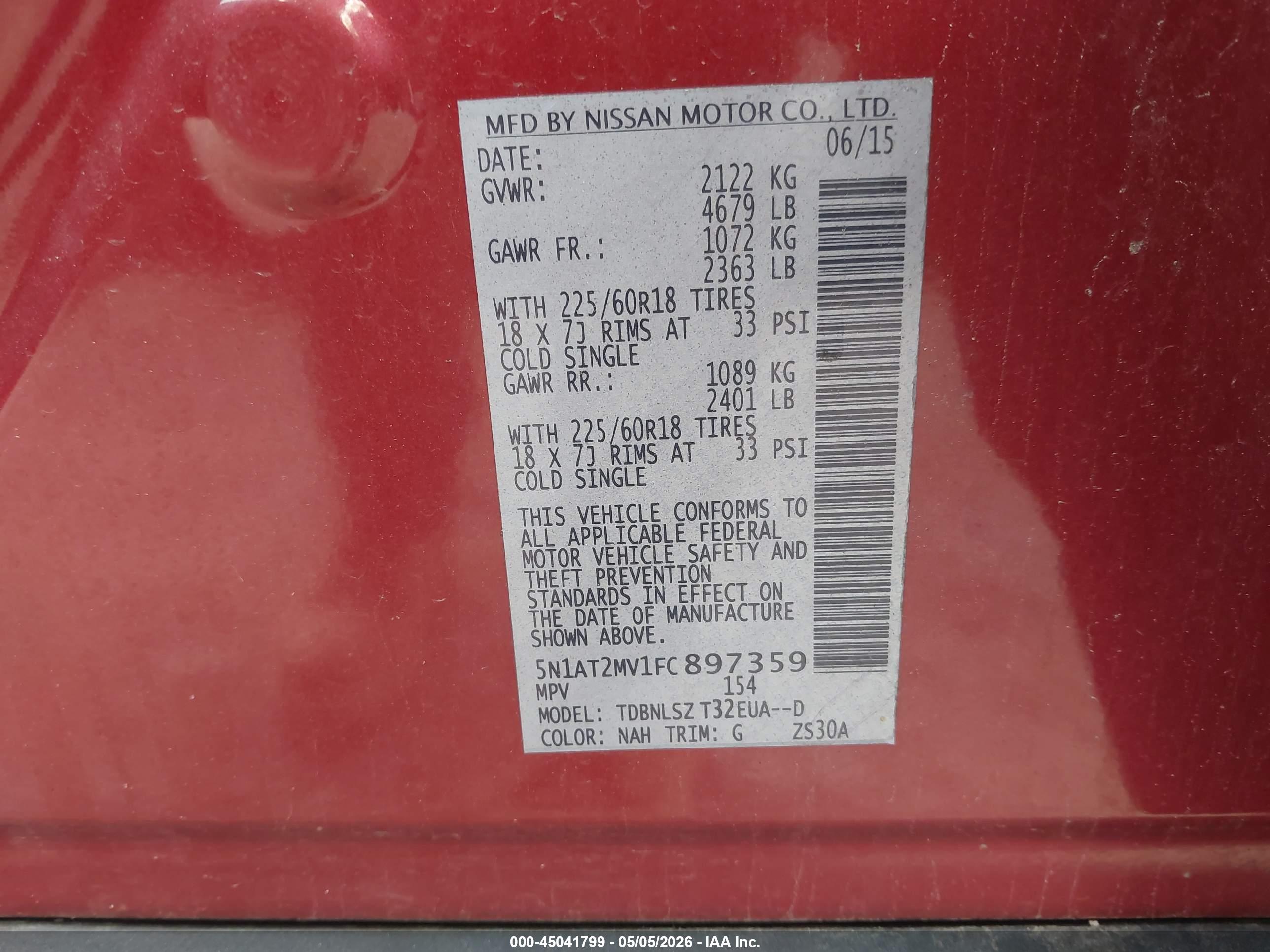 NISSAN ROGUE image 9