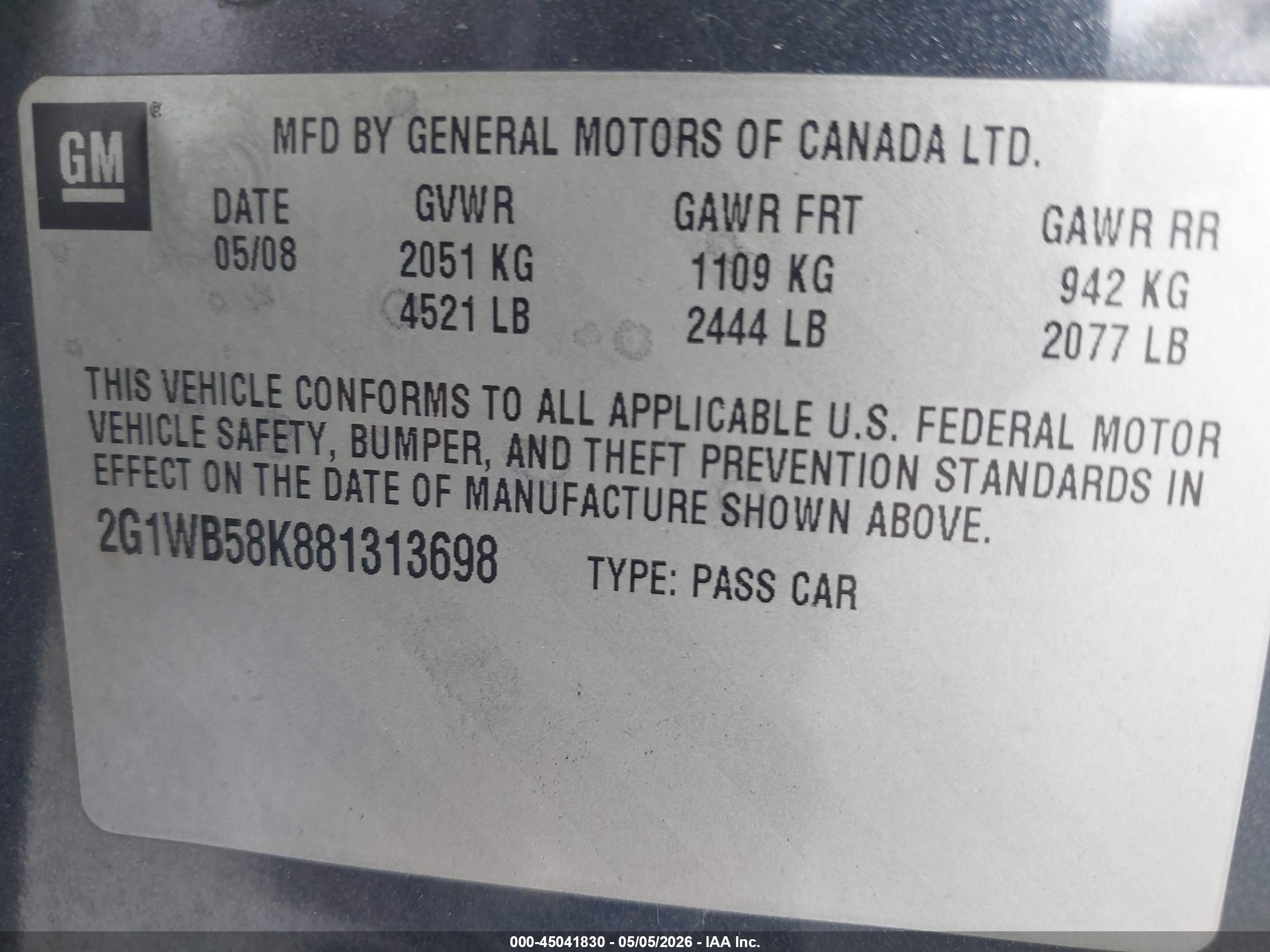 CHEVROLET IMPALA image 9