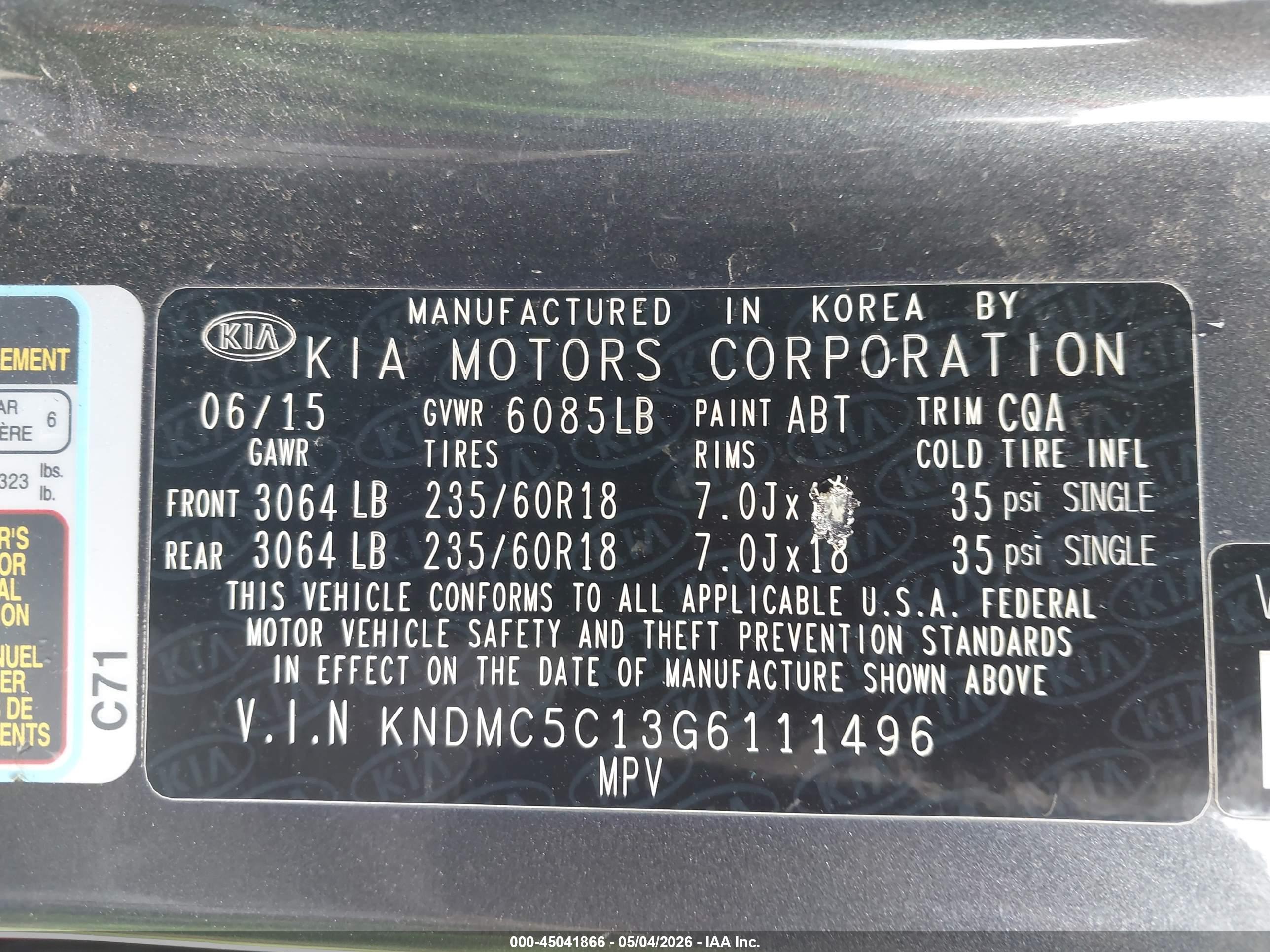 KIA SEDONA image 9