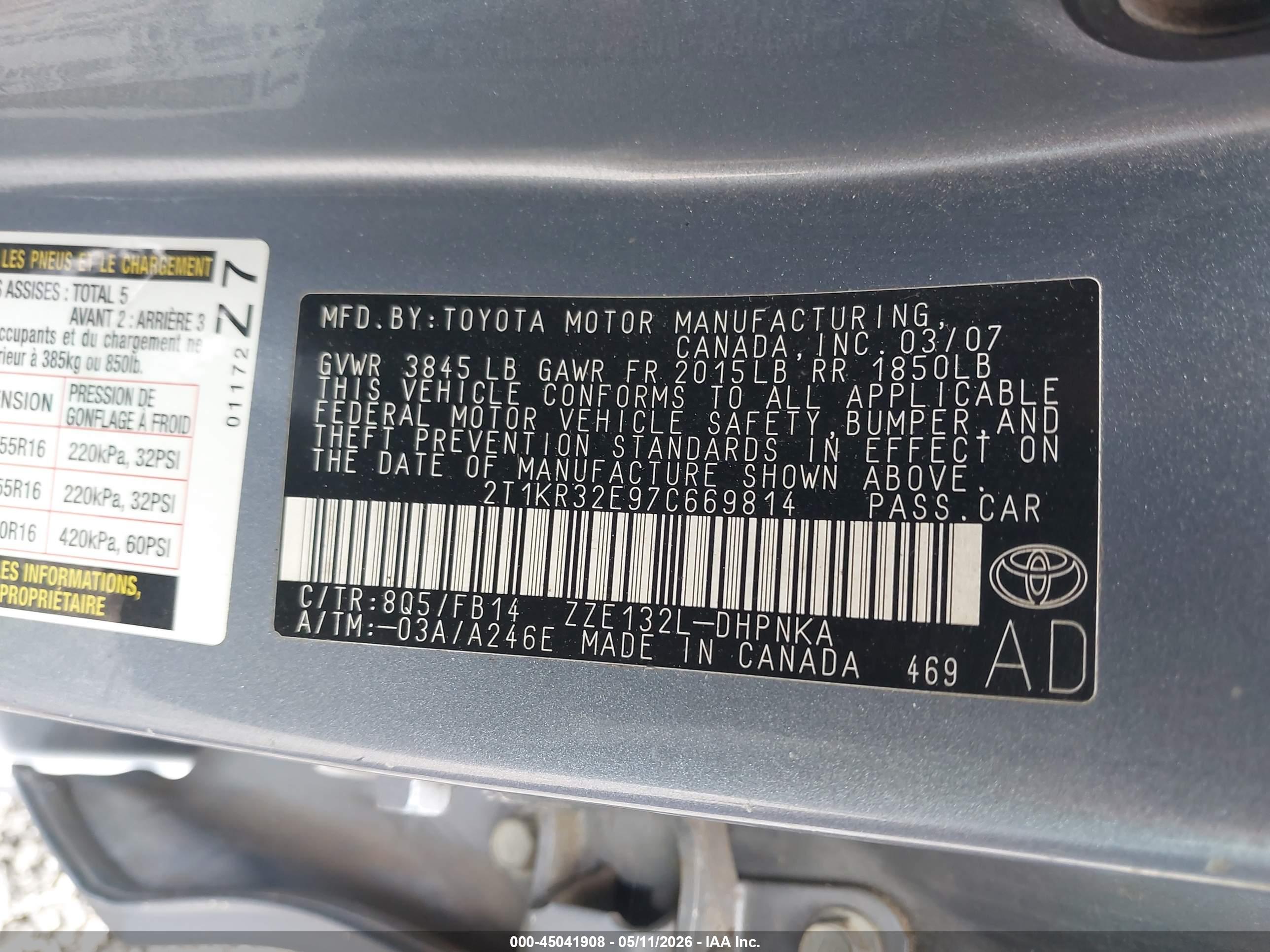 TOYOTA MATRIX image 9
