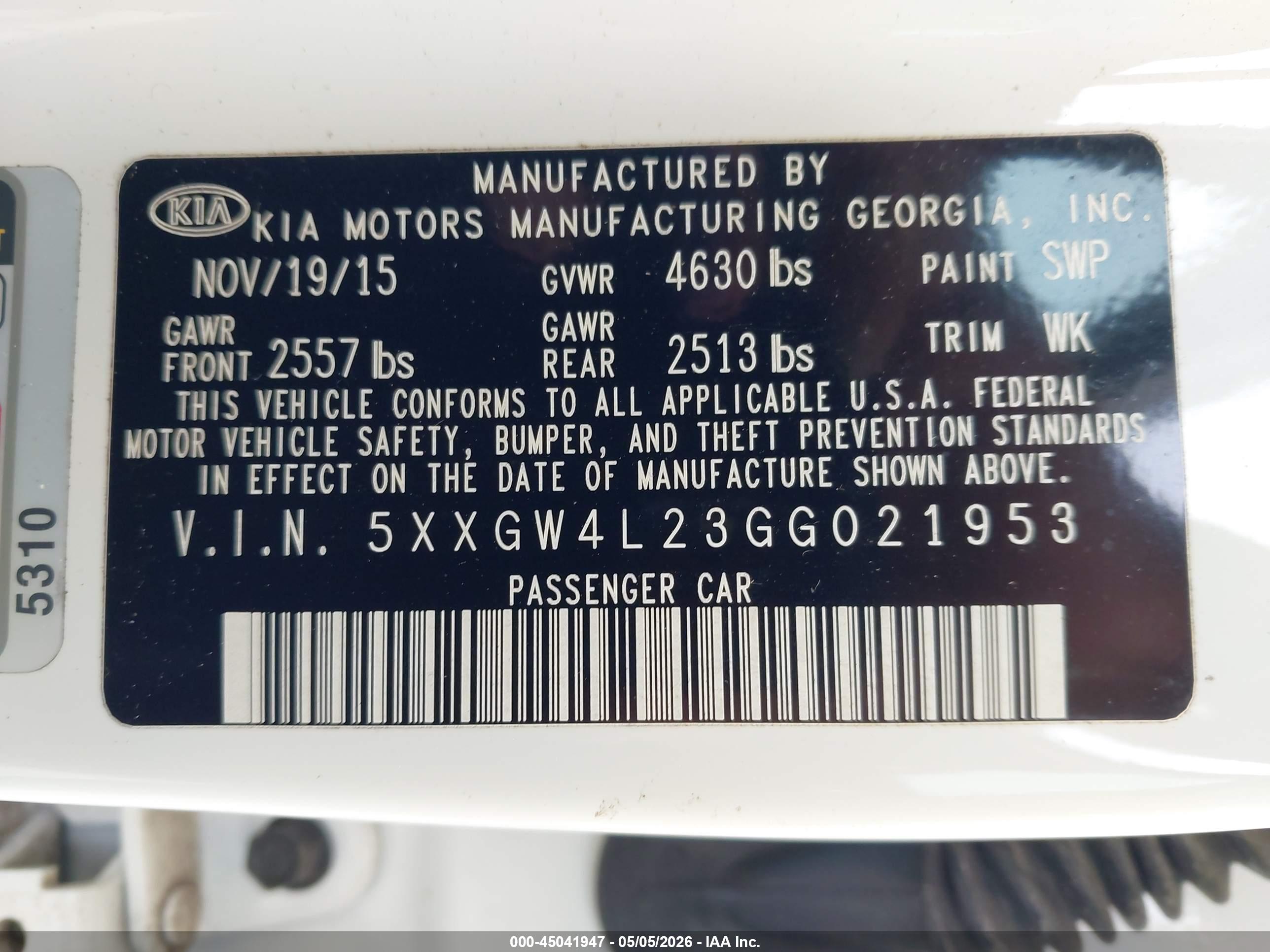 KIA OPTIMA image 9