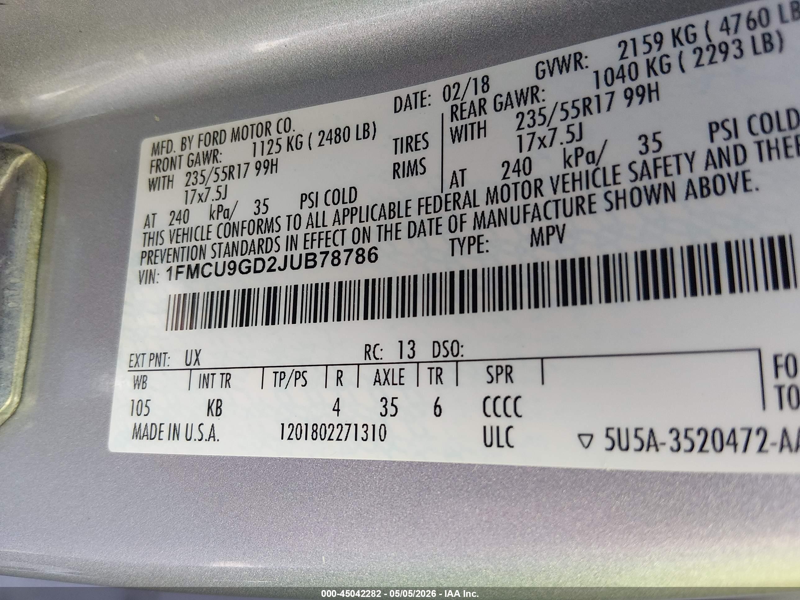 FORD ESCAPE image 9