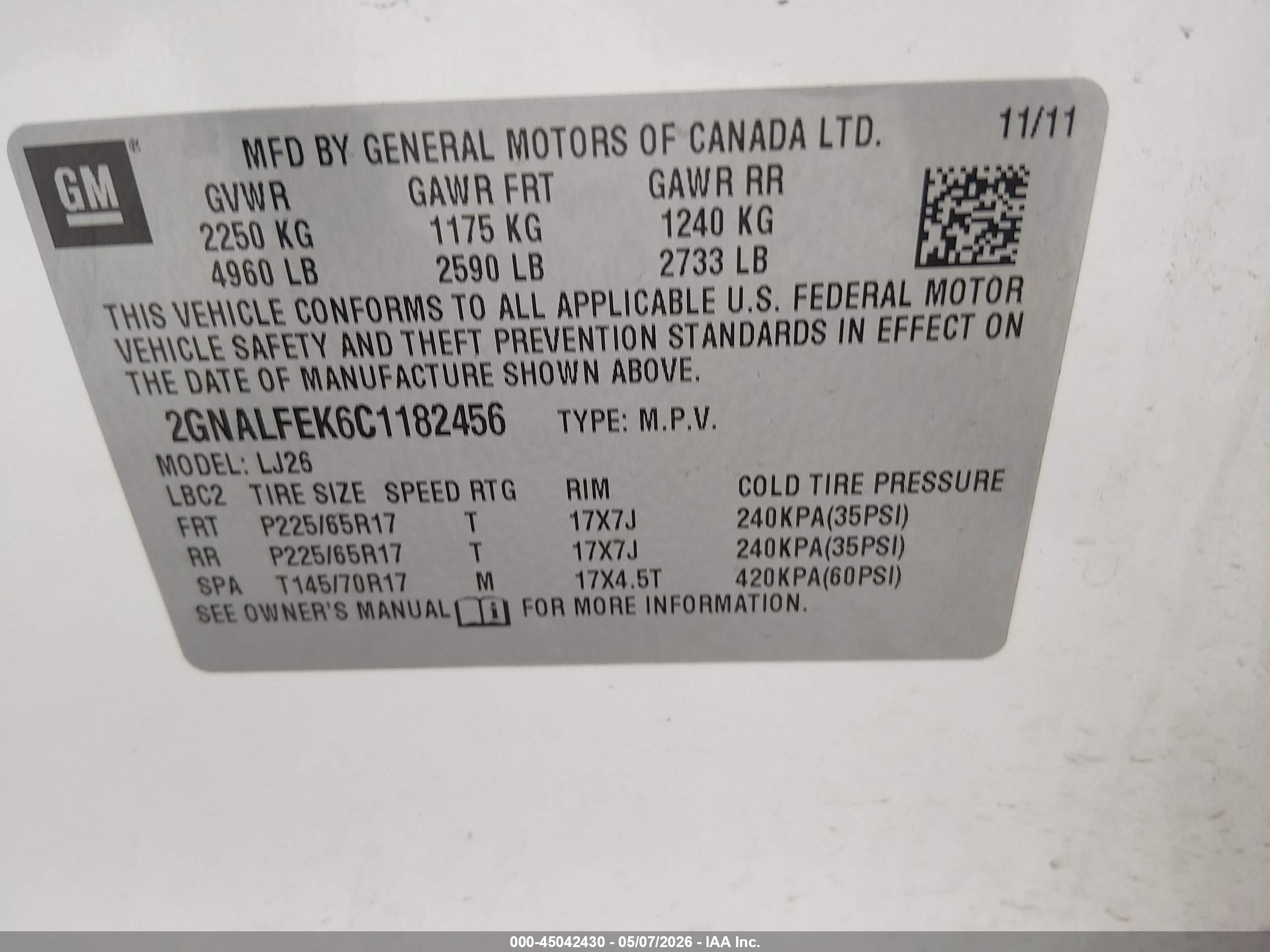 CHEVROLET EQUINOX image 9